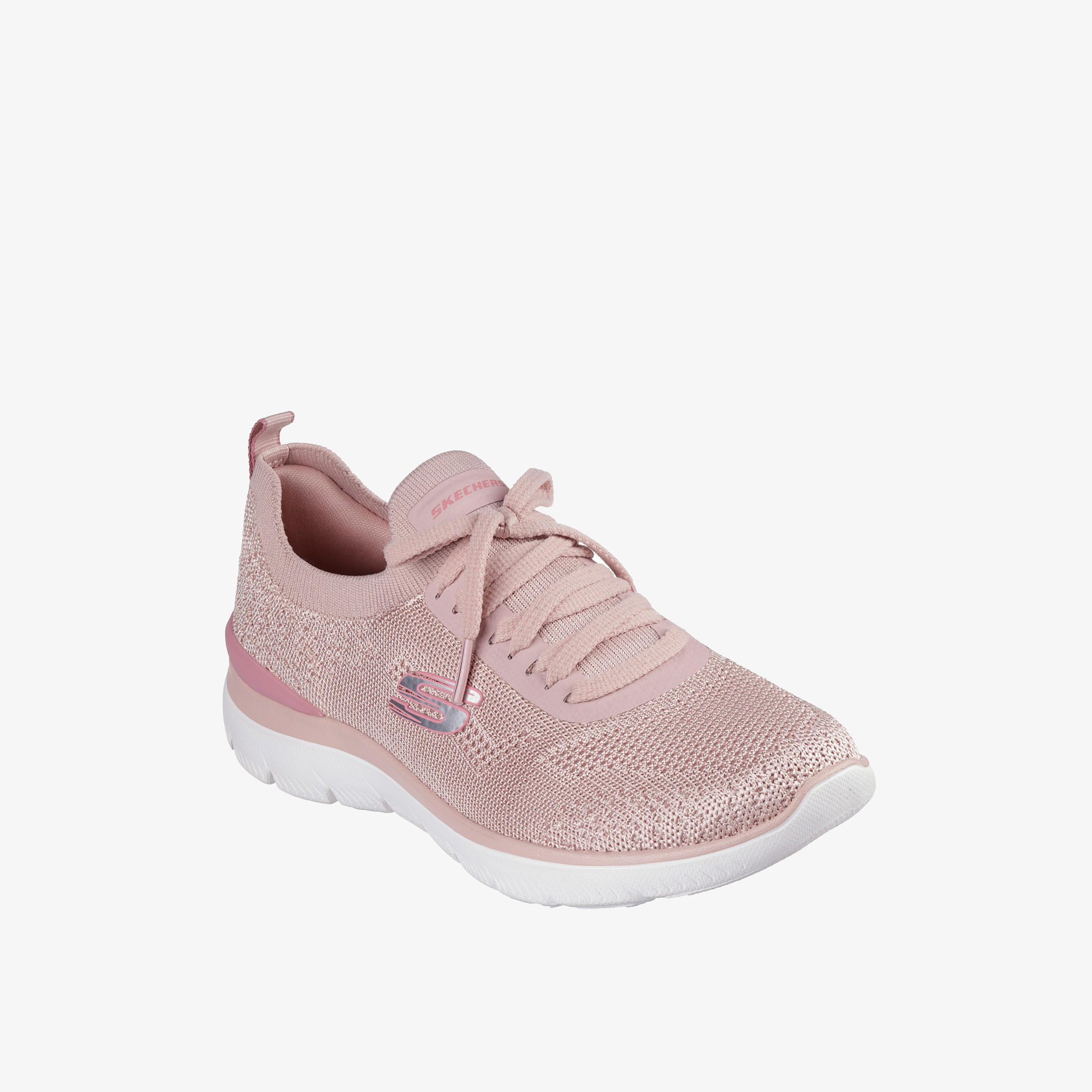 Skechers Women's Mesh Sports Shoes with Lace-Up Closure - SUMMITS SNEAK PEEK-women-shoes-sneakers-image-1