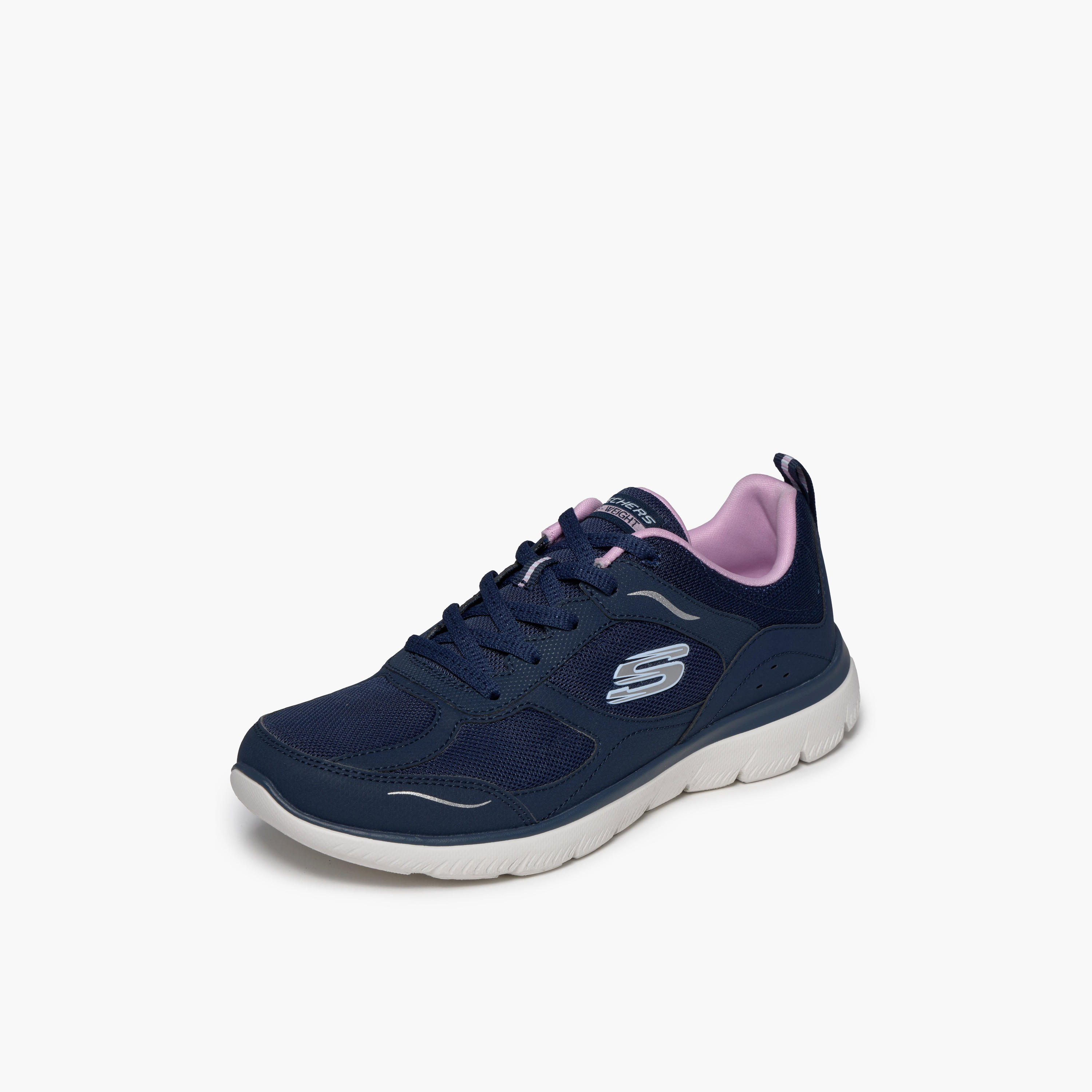 Skechers Women SUMMITS Lace-Up Ankle Sneakers-women-shoes-sneakers-image-4