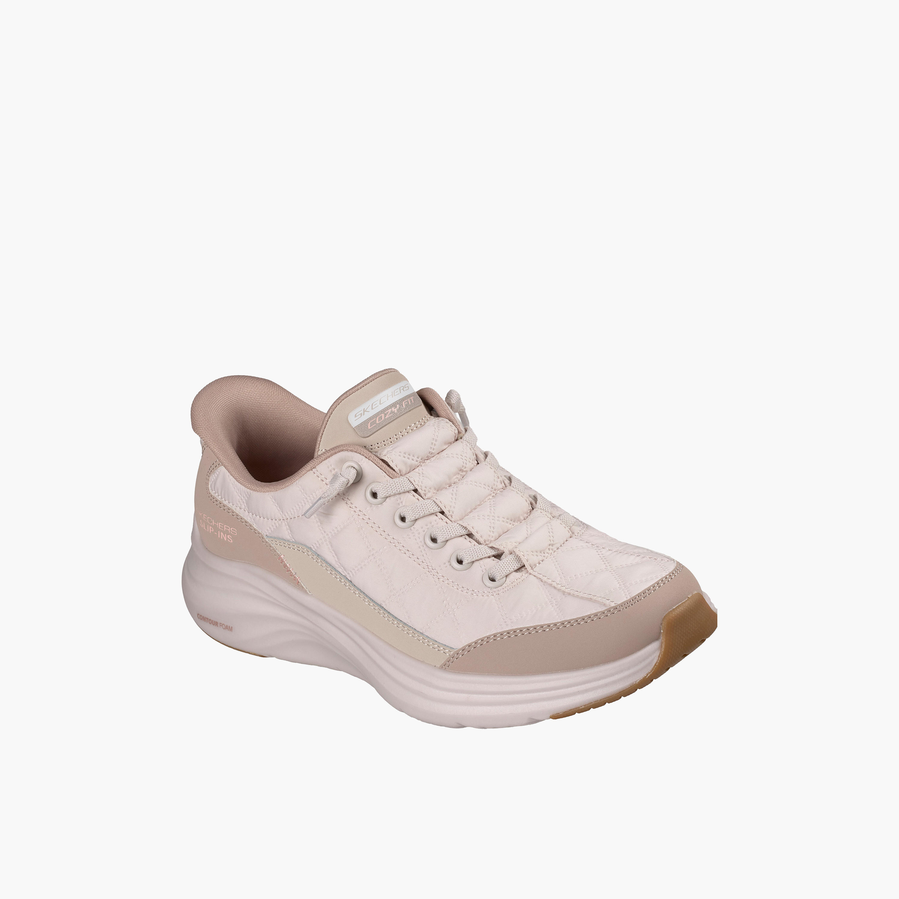Skechers Women CONTOUR FOAM Slip-On Ankle Sneakers-women-shoes-sneakers-image-1