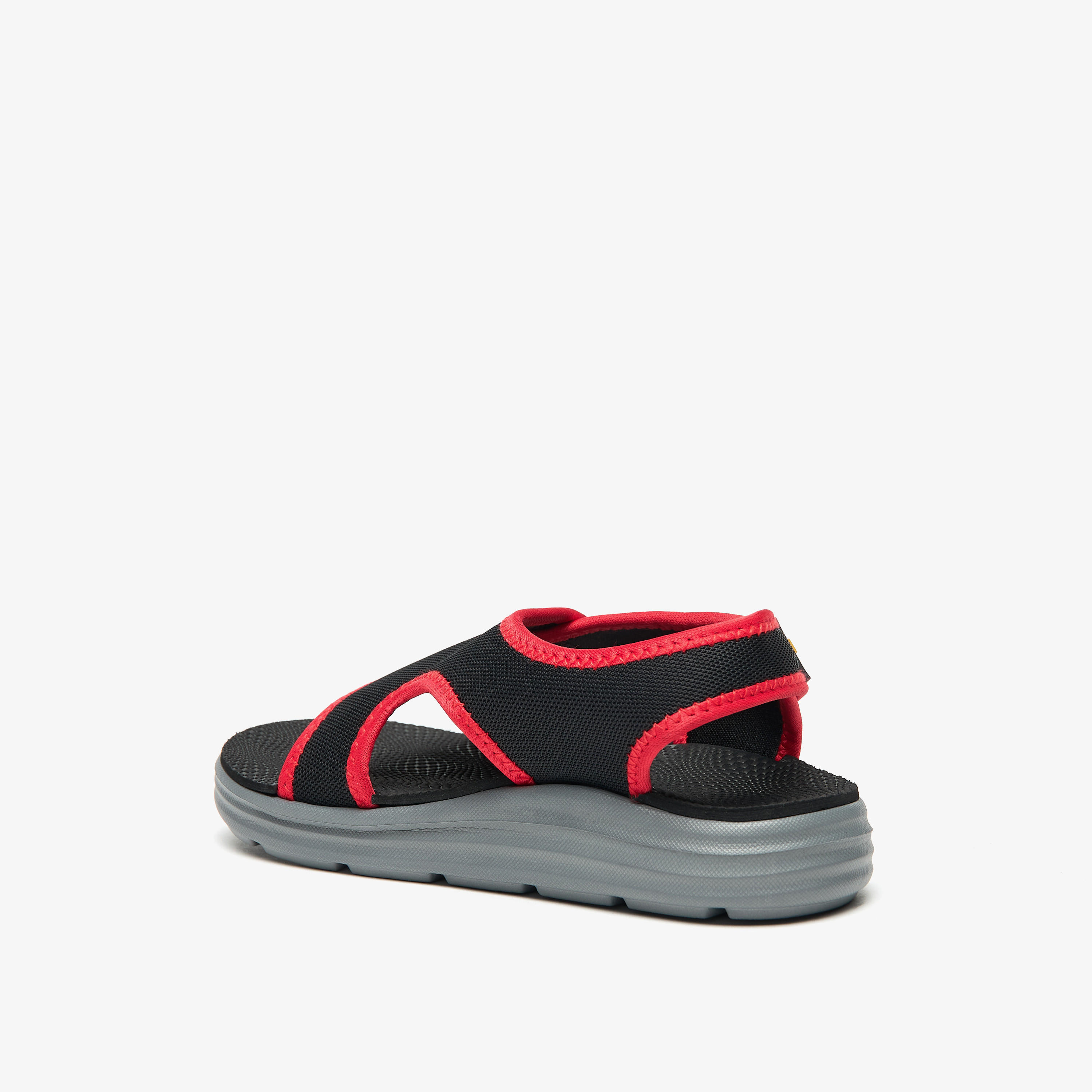 Kappa Boys' Logo Detail Lightweight Sandals with Back Strap Closure-boys-shoes-sandals-image-2
