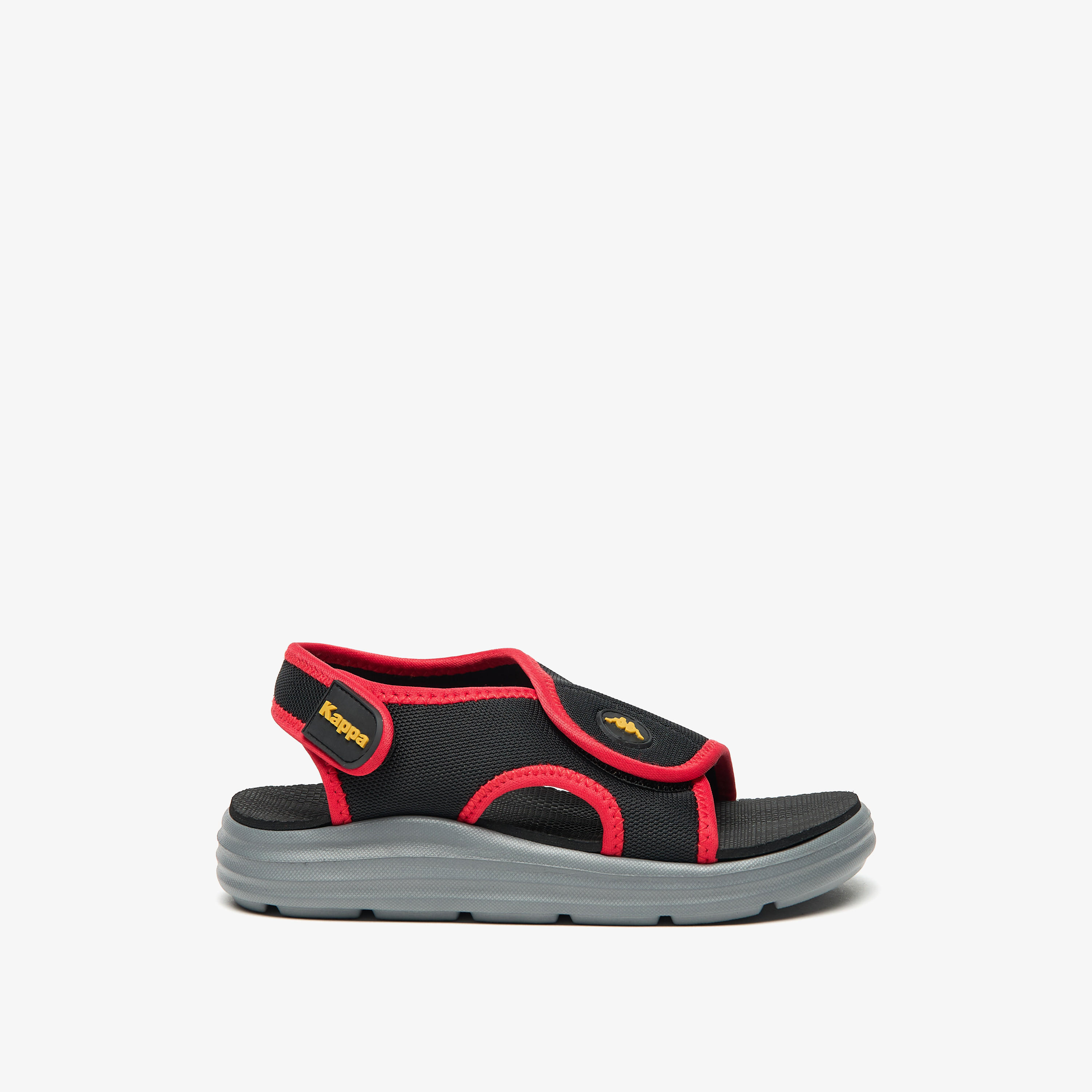 Kappa Boys' Logo Detail Lightweight Sandals with Back Strap Closure-boys-shoes-sandals-image-3