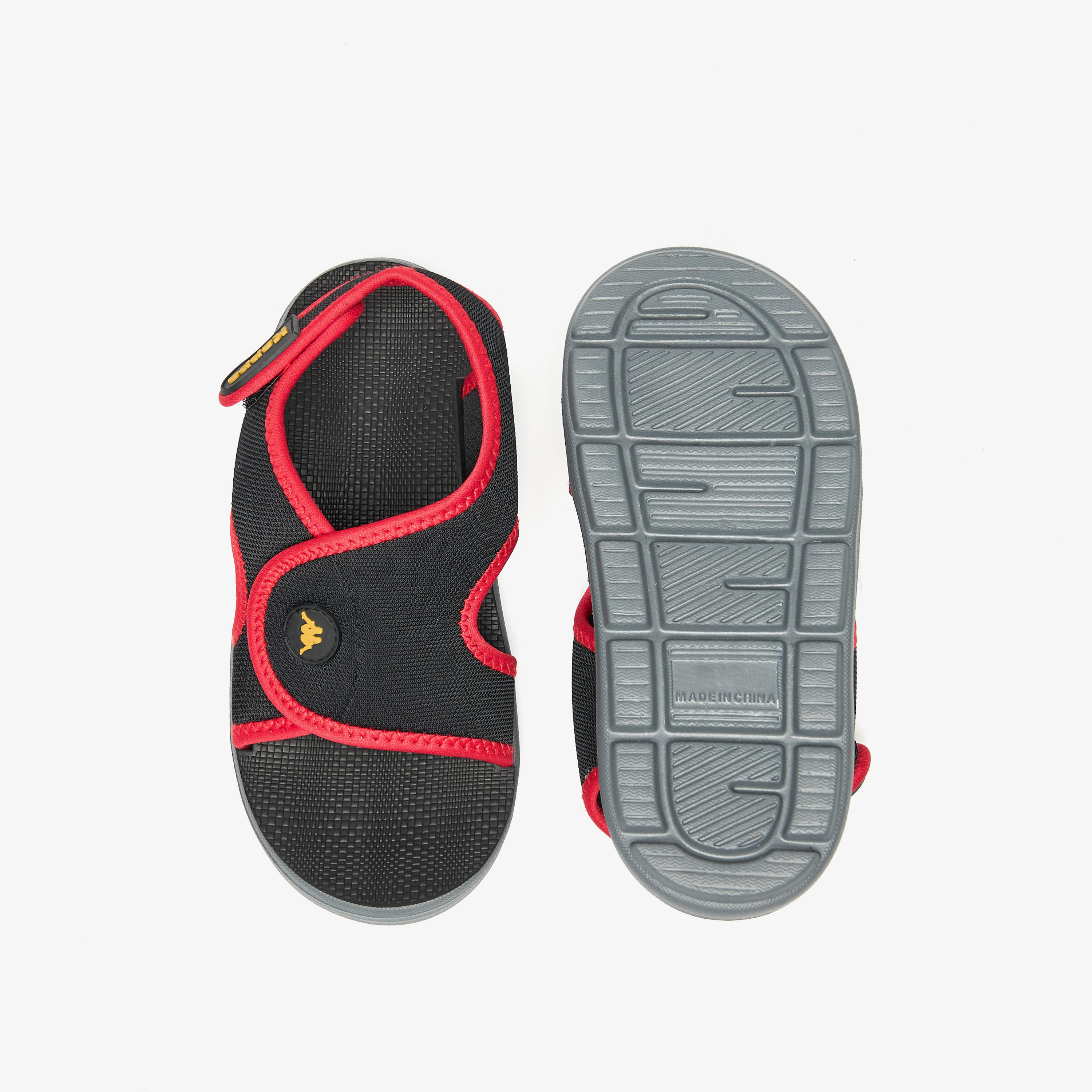 Kappa Boys' Logo Detail Lightweight Sandals with Back Strap Closure-boys-shoes-sandals-image-4
