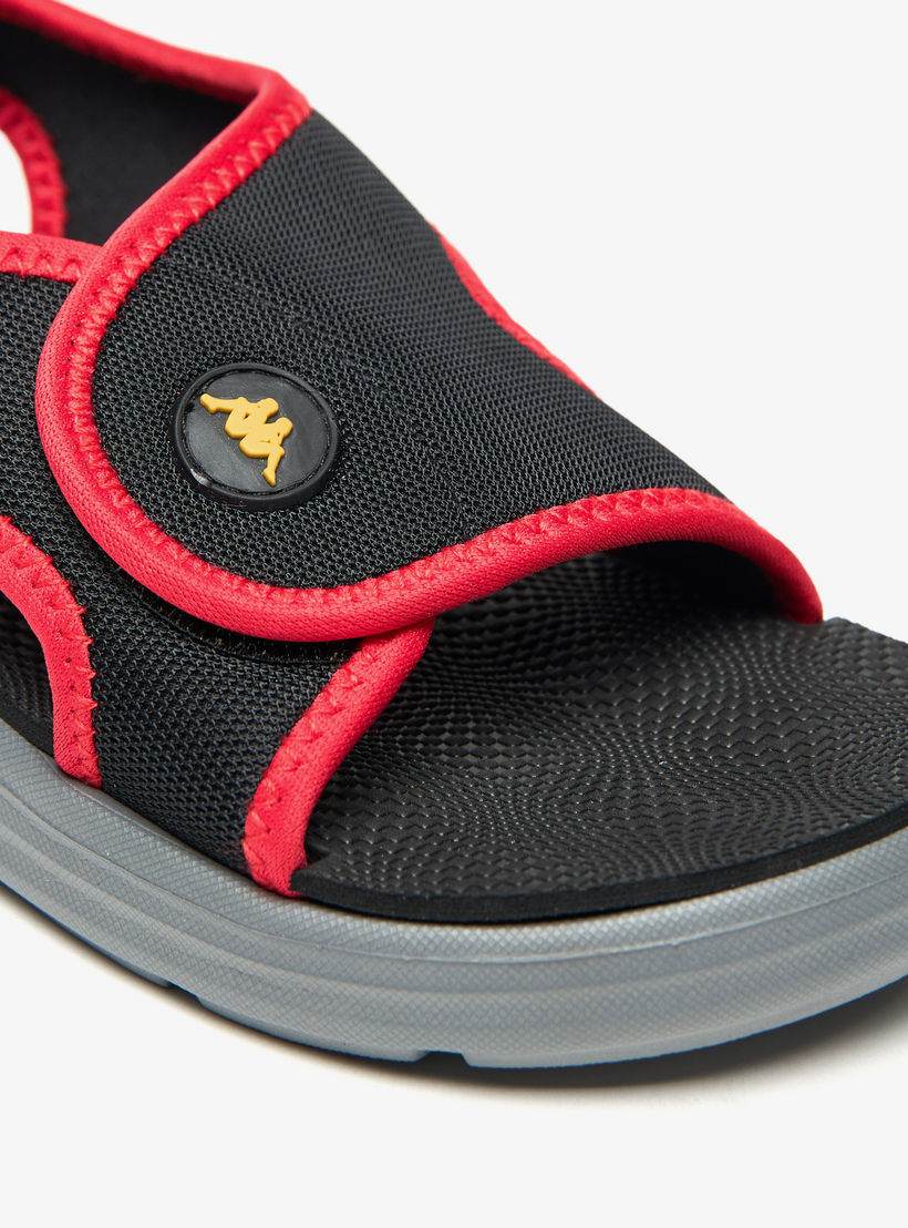 Kappa Boys' Logo Detail Lightweight Sandals with Back Strap Closure-boys-shoes-sandals-image-5