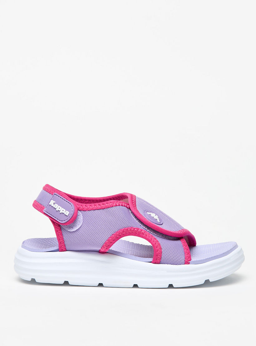صندل خفيف الوزن قوالب ملونة بشريط إغلاق لاصق للبنات من كابا-girls-shoes-sandals-image-3
