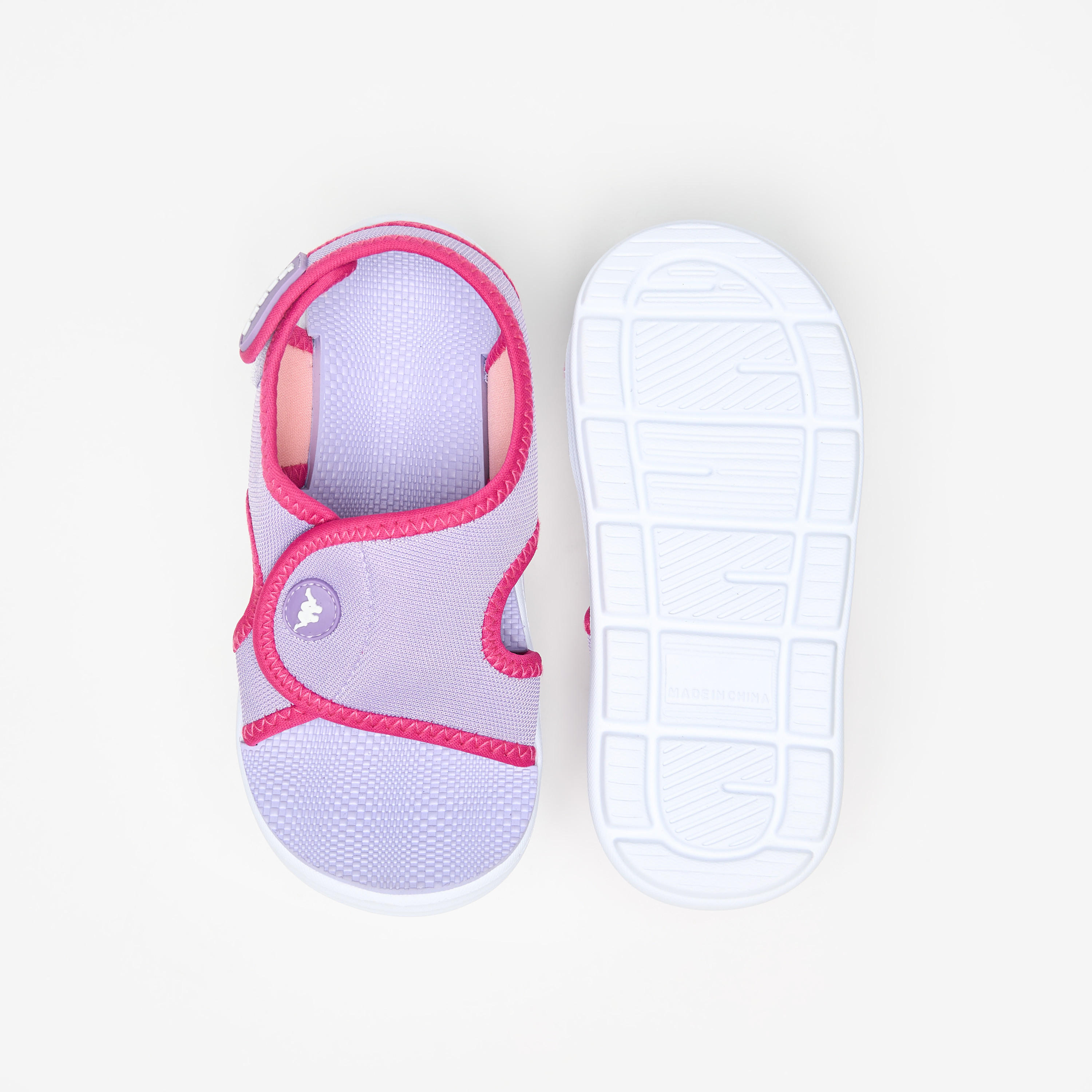 صندل خفيف الوزن قوالب ملونة بشريط إغلاق لاصق للبنات من كابا-girls-shoes-sandals-image-9