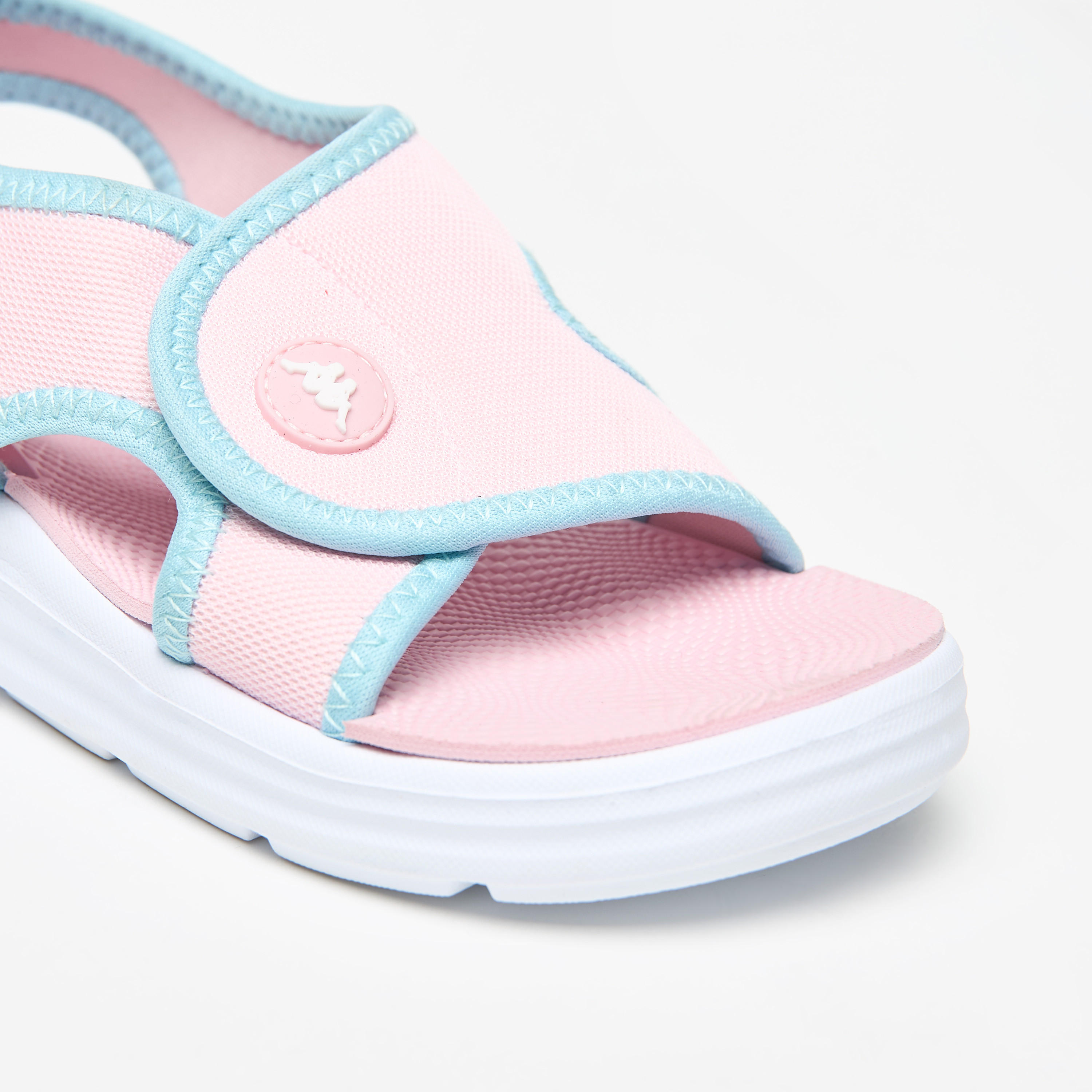 صندل خفيف الوزن قوالب ملونة بشريط إغلاق لاصق للبنات من كابا-girls-shoes-sandals-image-4