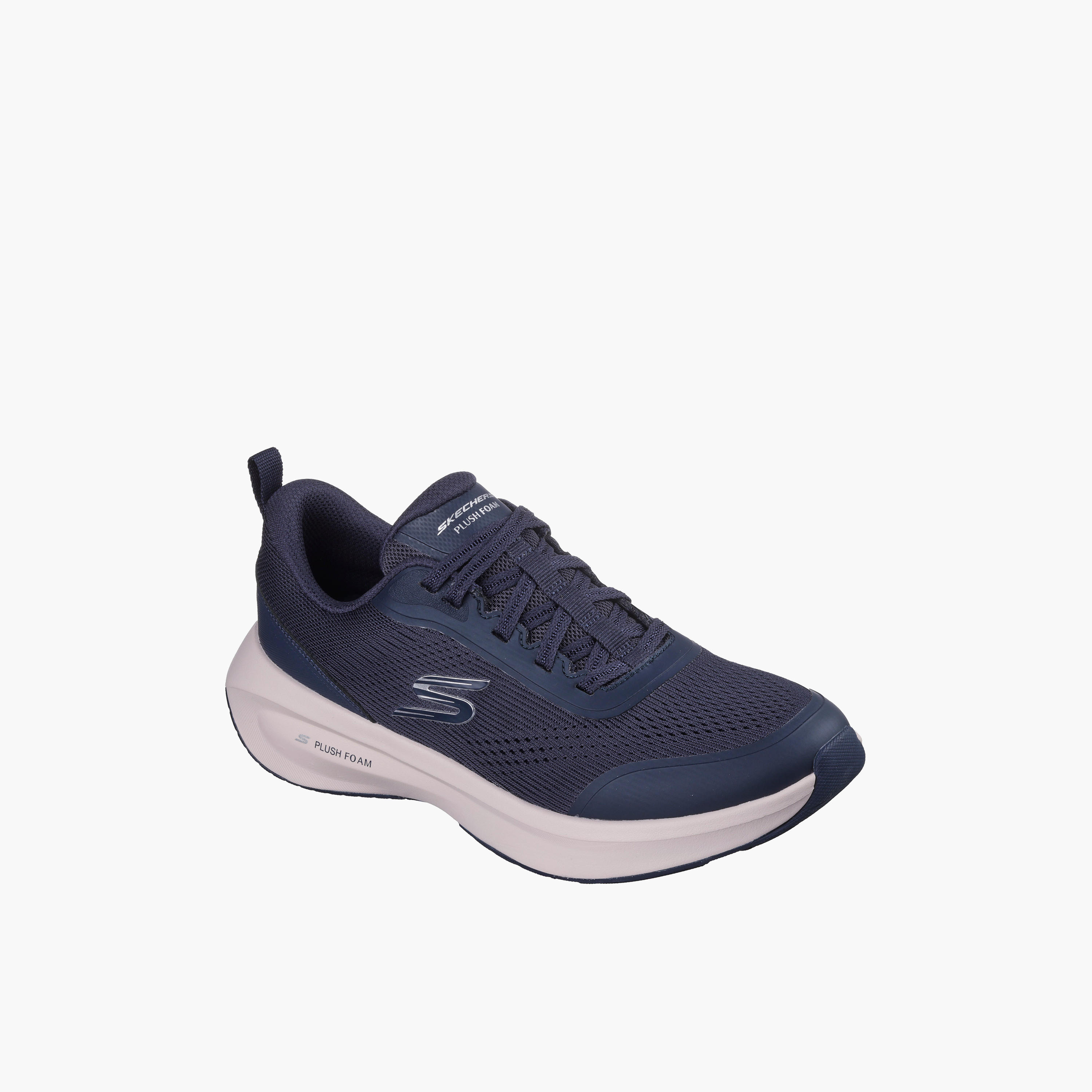 Skechers Women PLUSH FOAM Lace-Up Sports Shoes - 150572-NVY-CP-women-shoes-sneakers-image-1