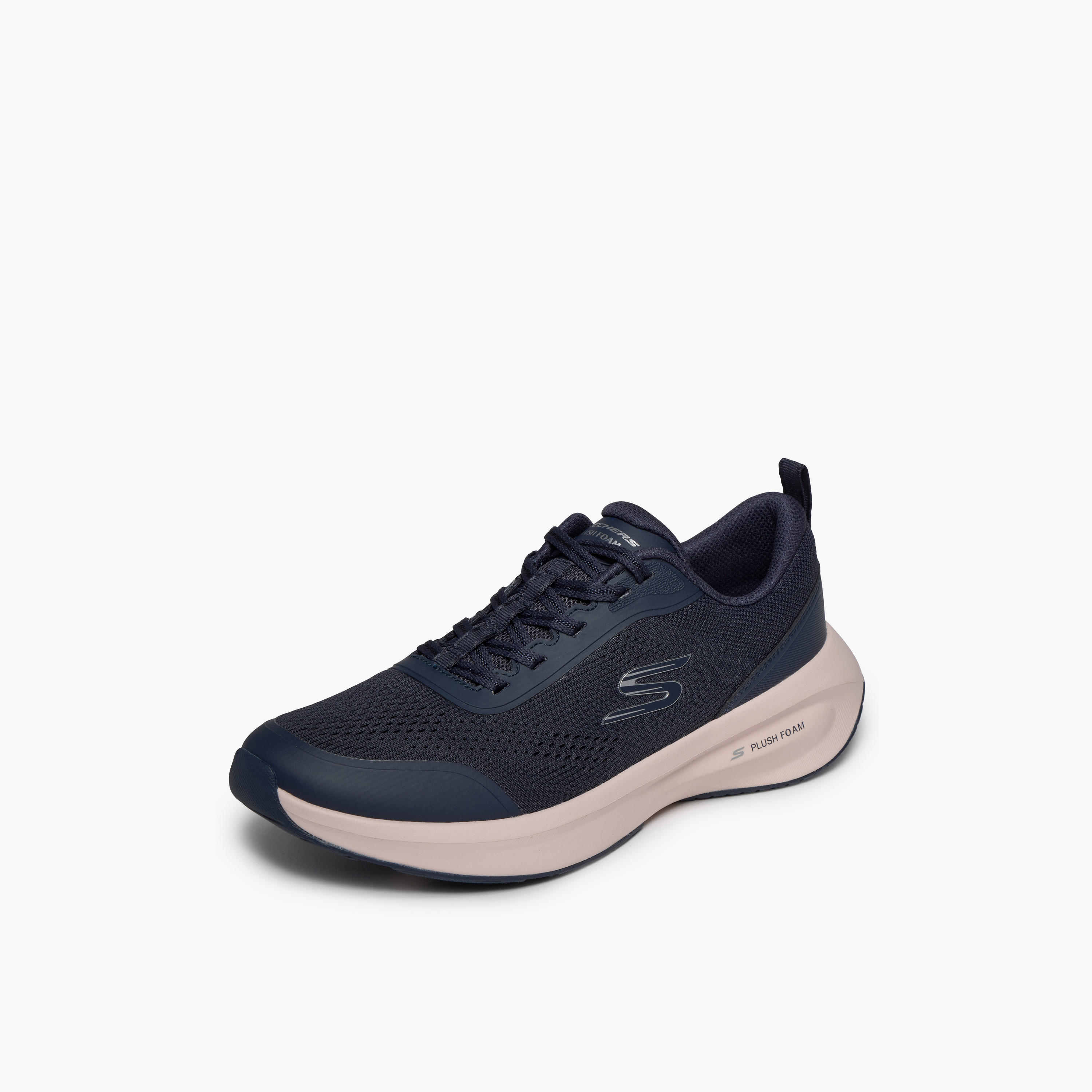 Skechers Women PLUSH FOAM Lace-Up Sports Shoes - 150572-NVY-CP-women-shoes-sneakers-image-4