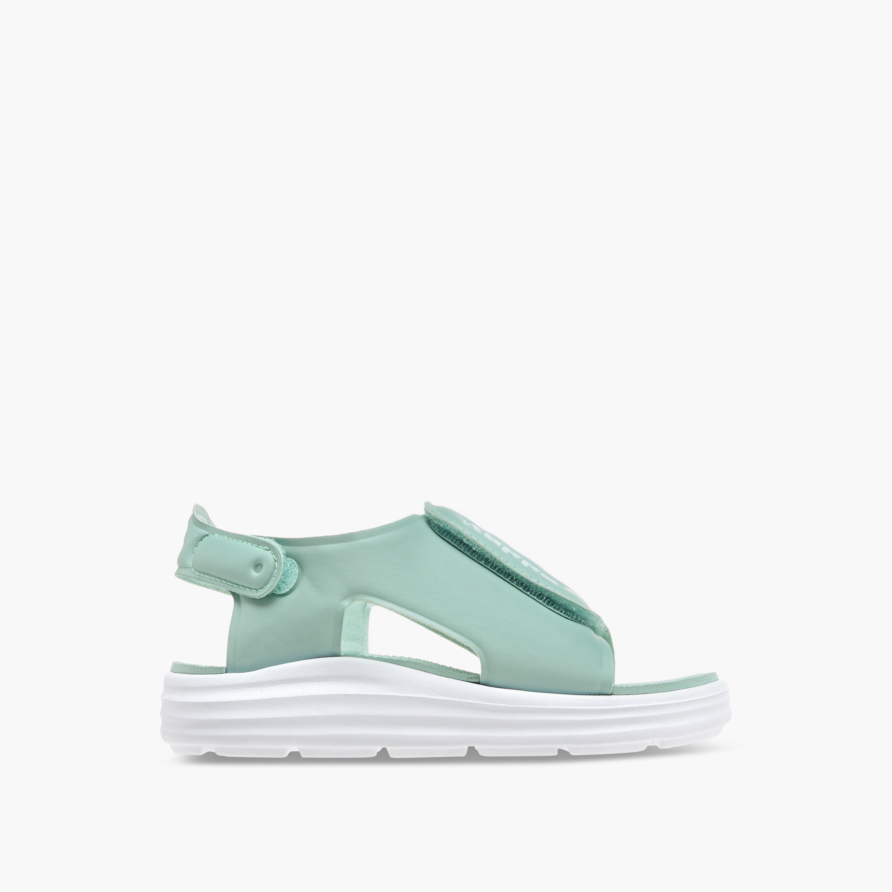 Kappa Girls' Logo Detail Sandals with Hook and Loop Closure-girls-shoes-sandals-image-2