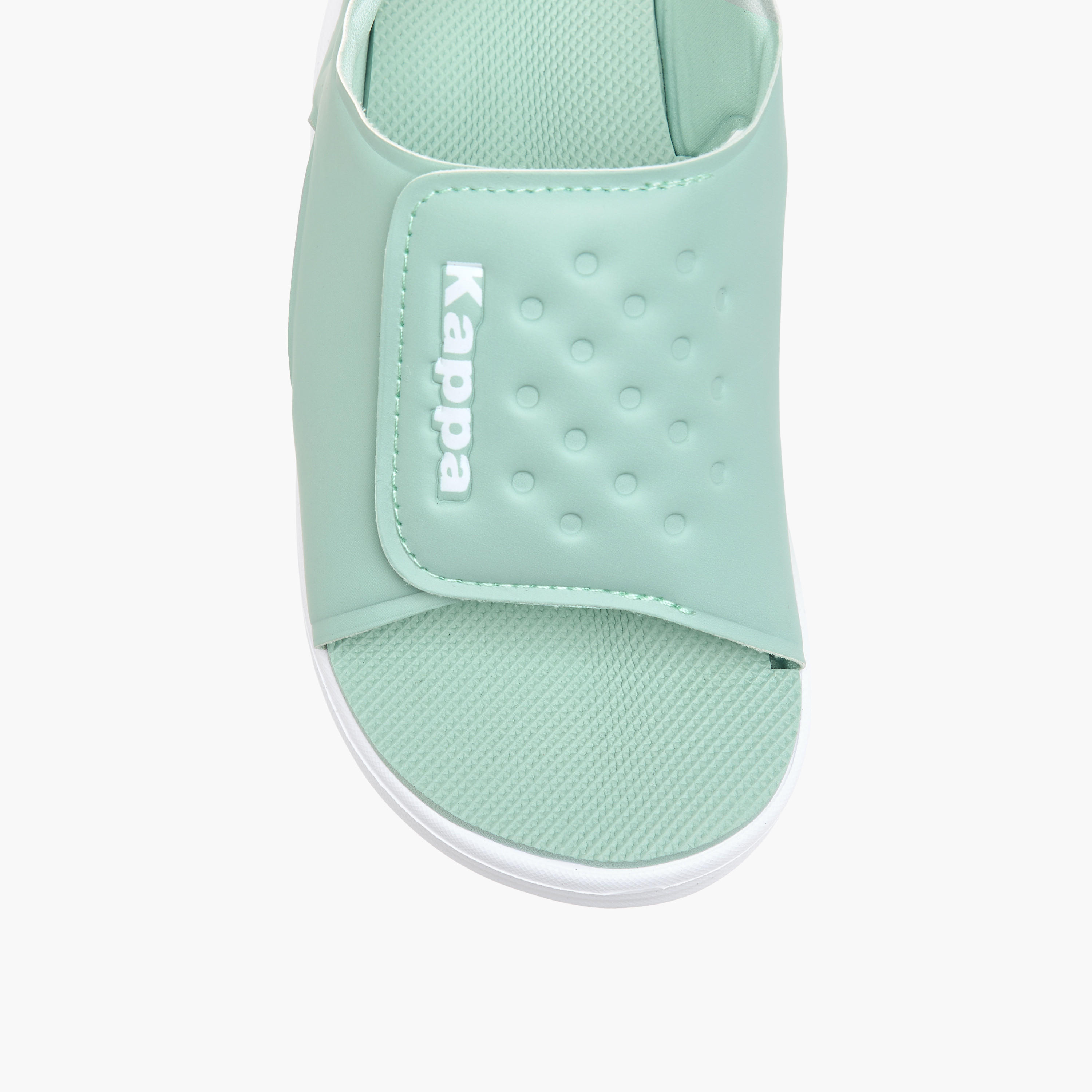 Kappa Girls' Logo Detail Sandals with Hook and Loop Closure-girls-shoes-sandals-image-3