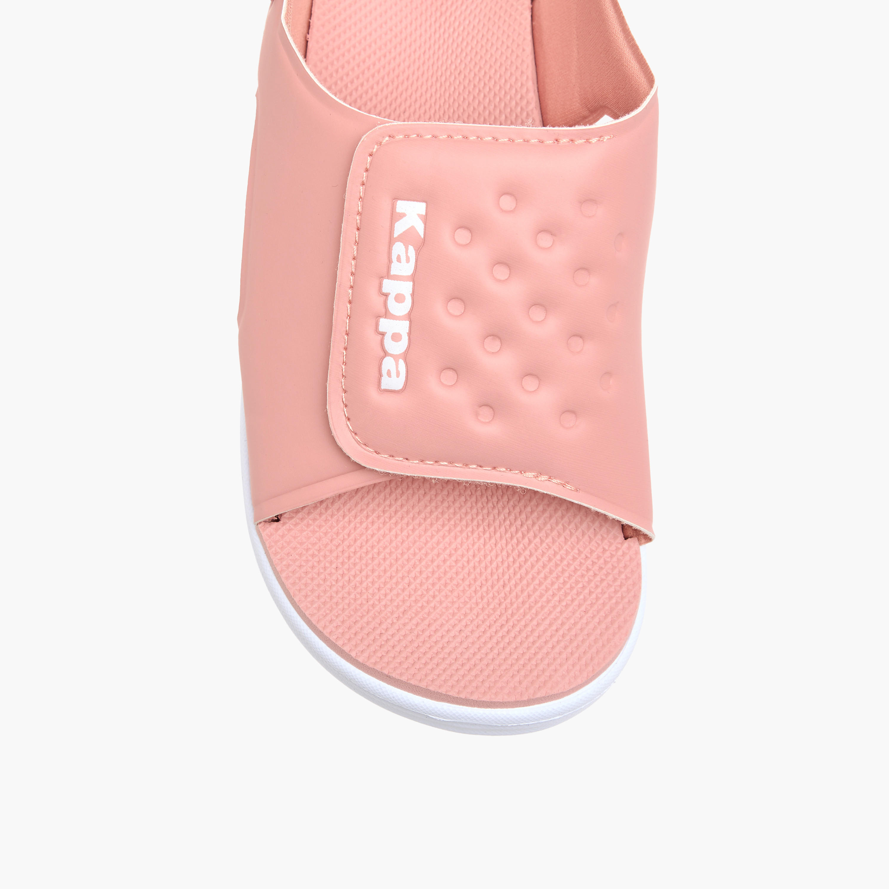 Kappa Girls' Logo Detail Sandals with Hook and Loop Closure-girls-shoes-sandals-image-3