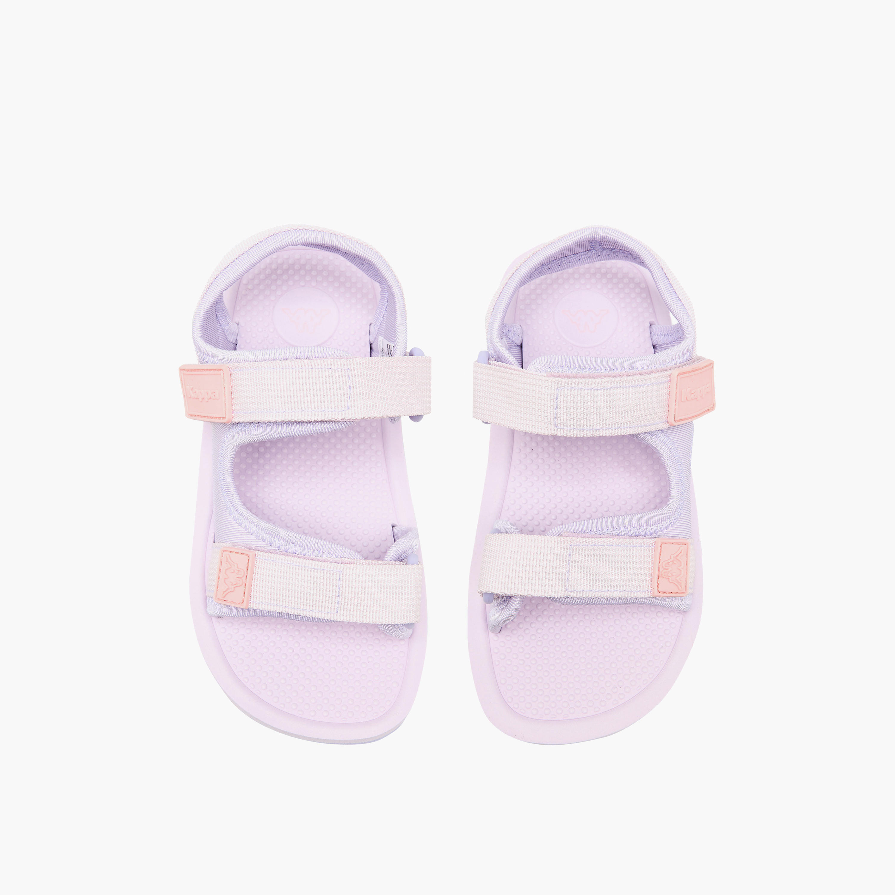 Kappa Sandals with Hook & Loop Closure, Logo Detail-baby-girls-shoes-sandals-image-1
