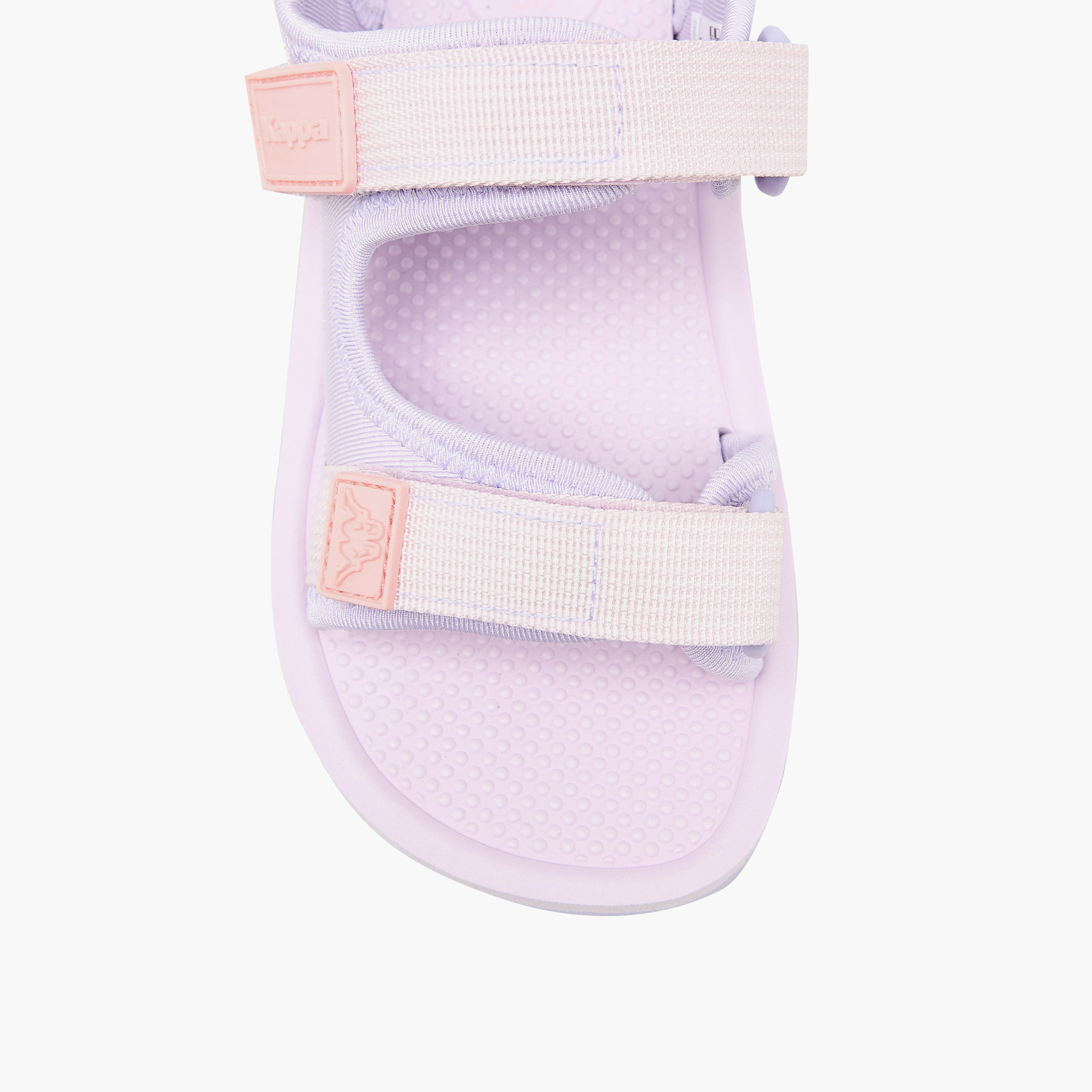 Kappa Sandals with Hook & Loop Closure, Logo Detail-baby-girls-shoes-sandals-image-3