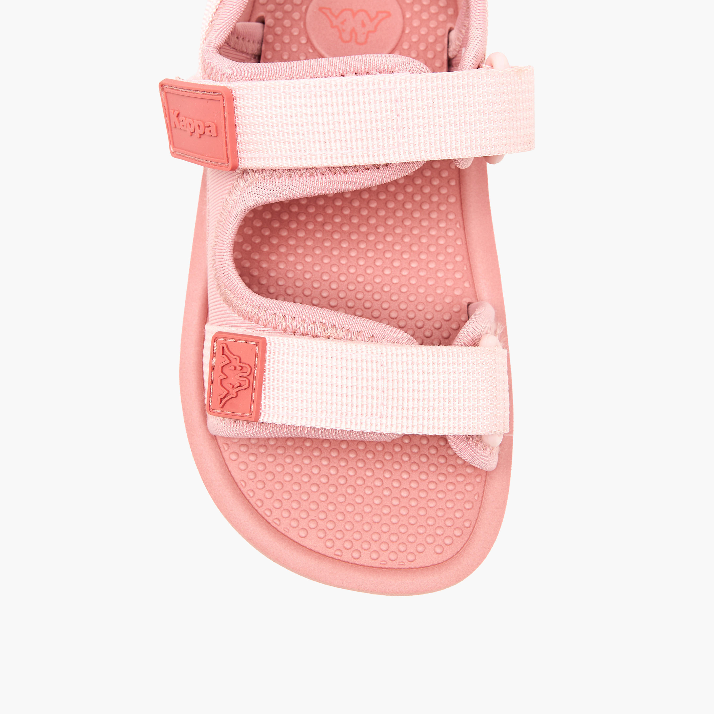 Kappa Sandals with Hook & Loop Closure, Logo Detail-baby-girls-shoes-sandals-image-3