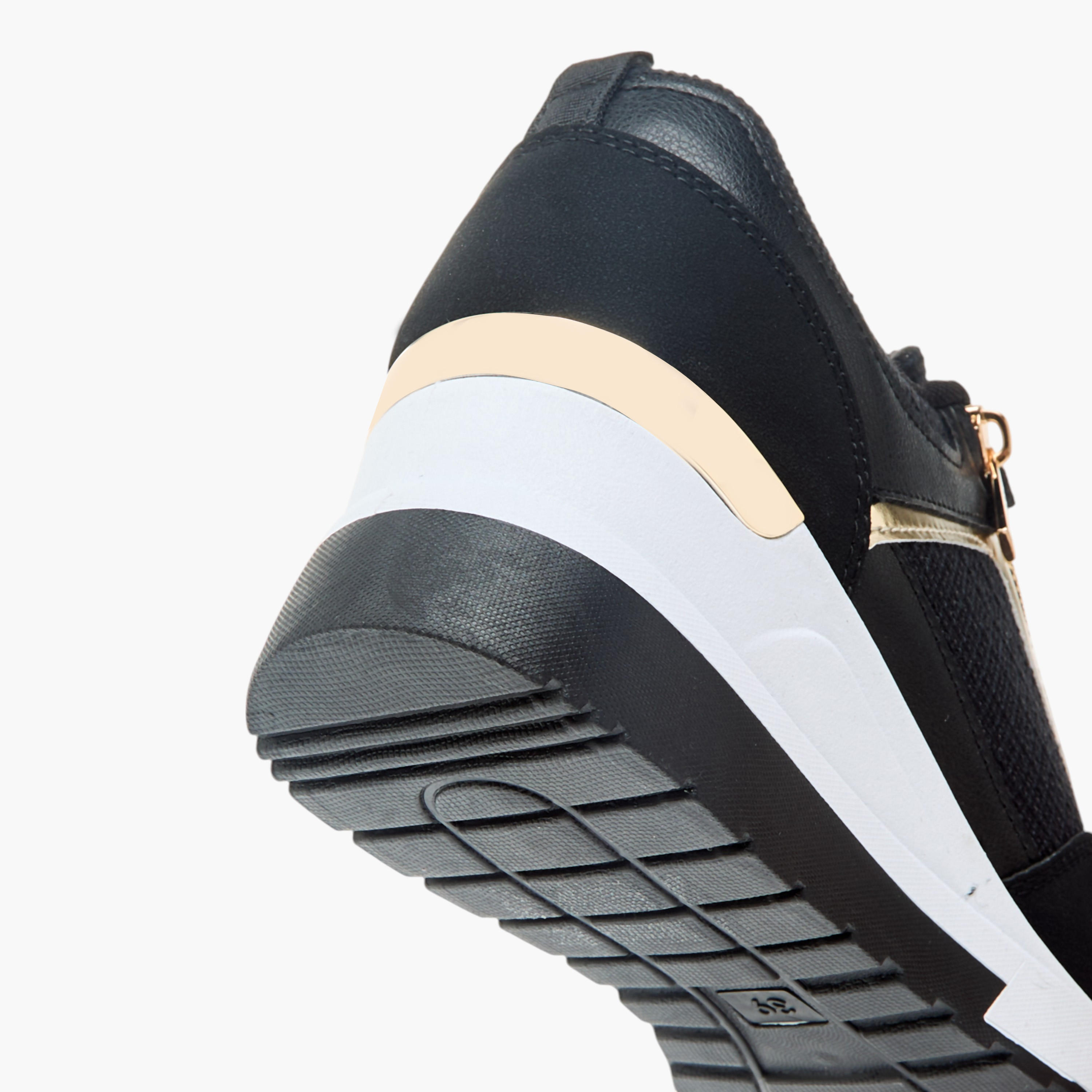 Flora Bella Panelled Sneakers with Lace-Up Closure-women-shoes-sneakers-image-5