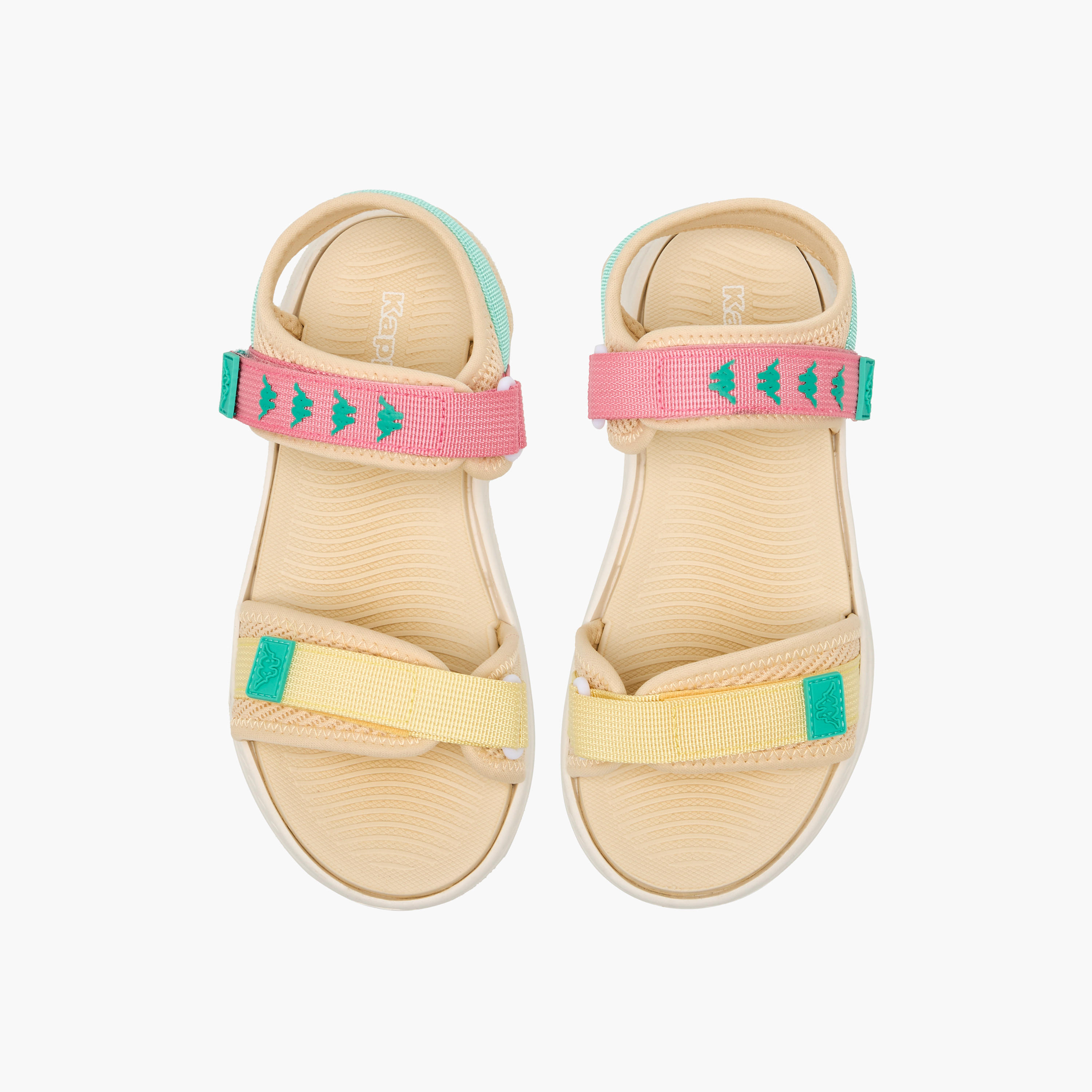 Kappa Girls Colourblock Hook & Loop Sport Sandals-girls-shoes-sandals-image-1