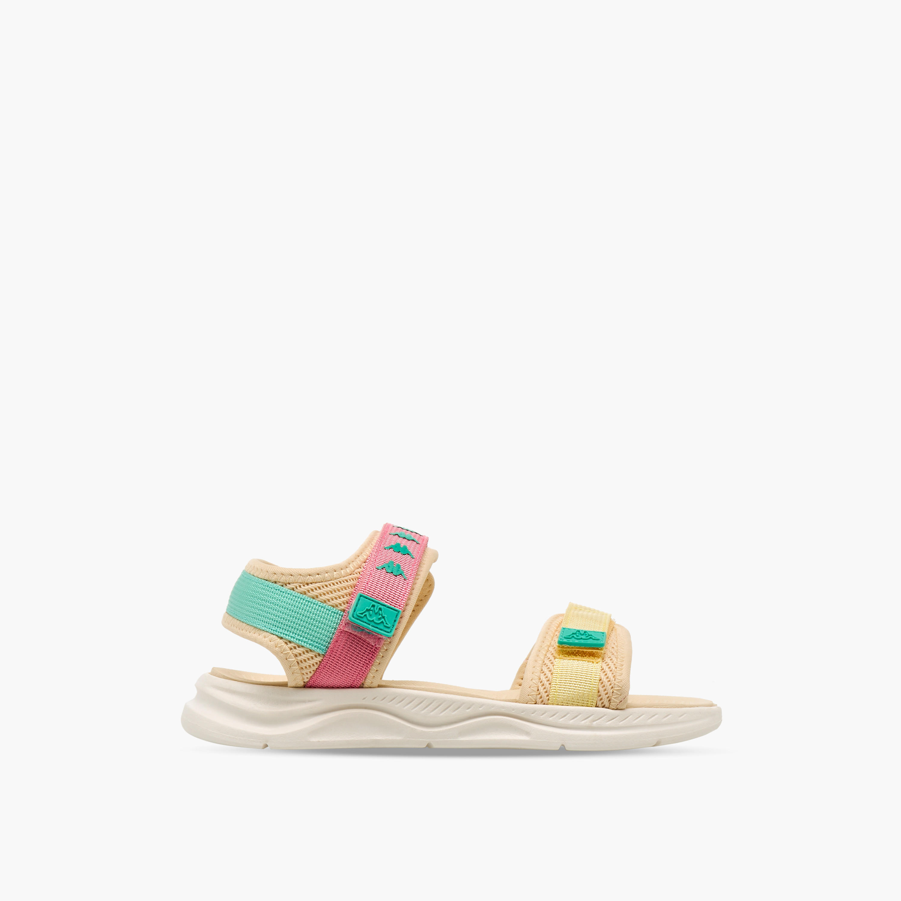 Kappa Girls Colourblock Hook & Loop Sport Sandals-girls-shoes-sandals-image-2