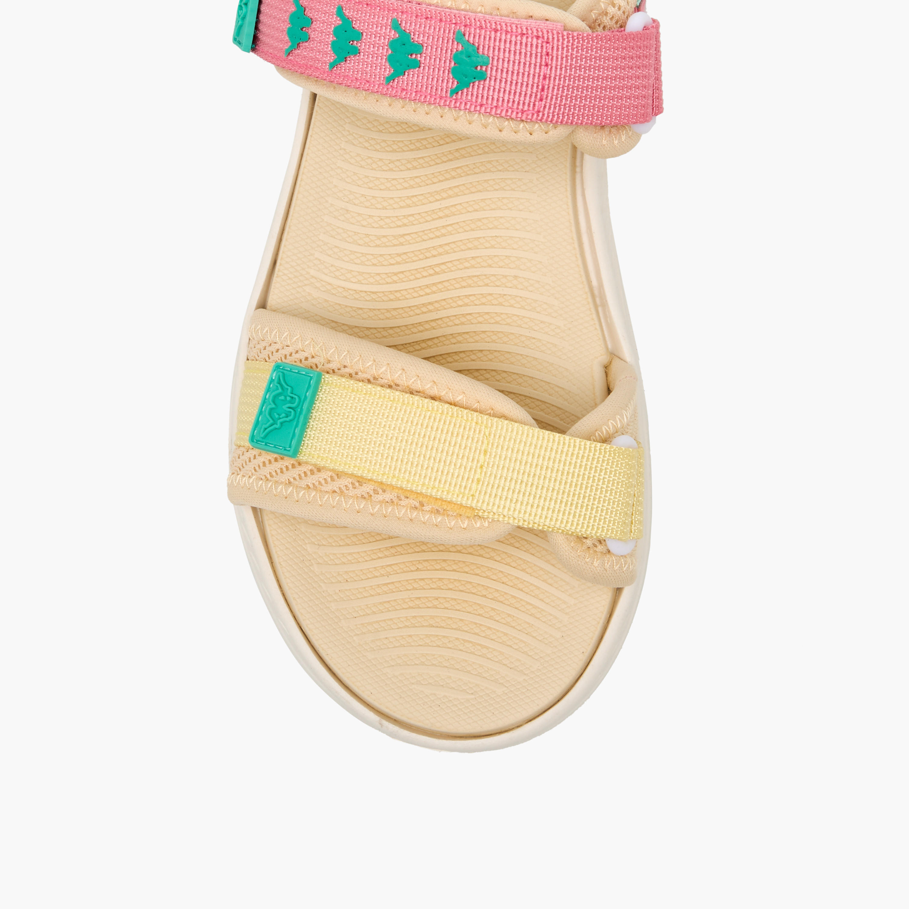 Kappa Girls Colourblock Hook & Loop Sport Sandals-girls-shoes-sandals-image-3