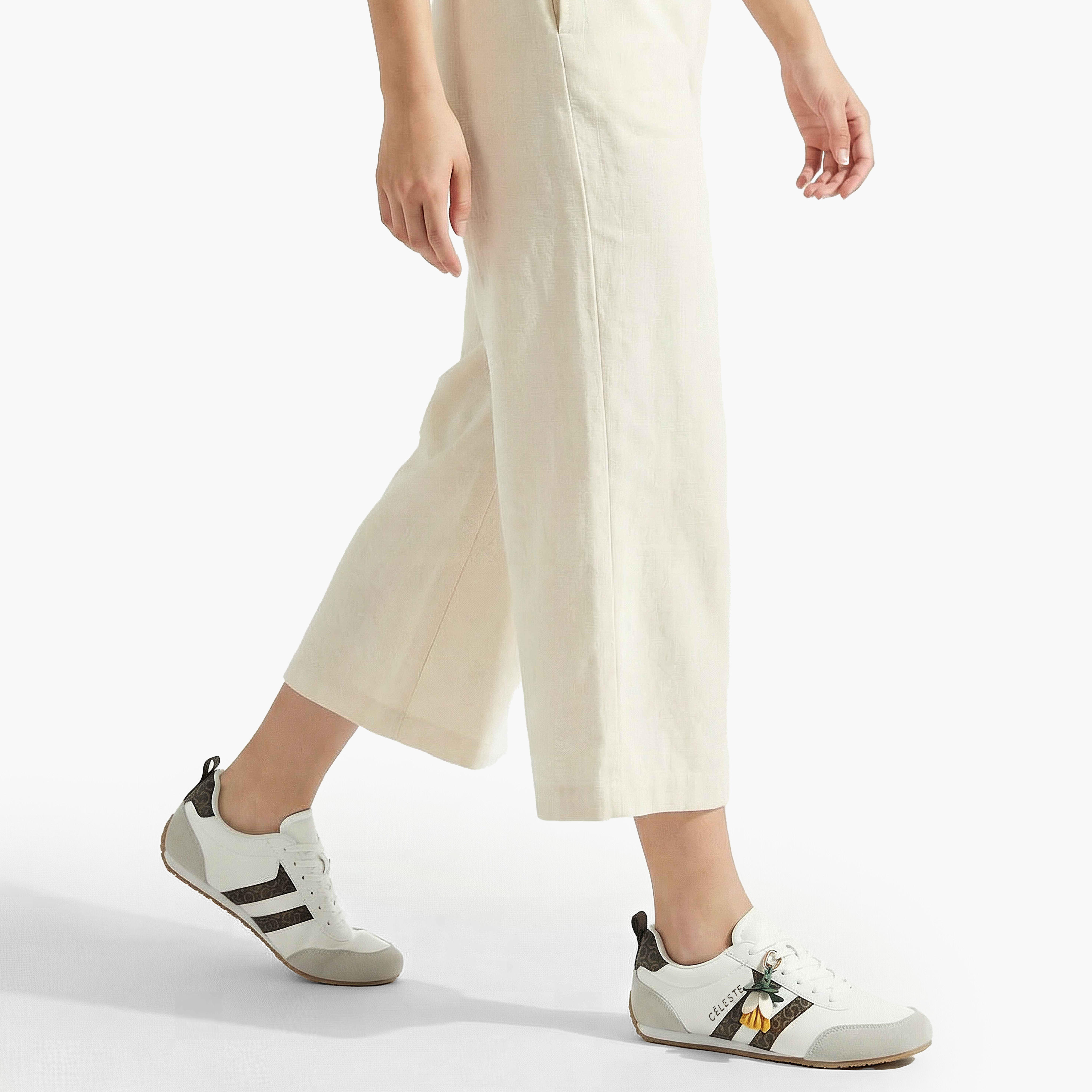 حذاء سنيكرز طول الكاحل برباط إغلاق للنساء من سيليست-women-shoes-sneakers-image-2