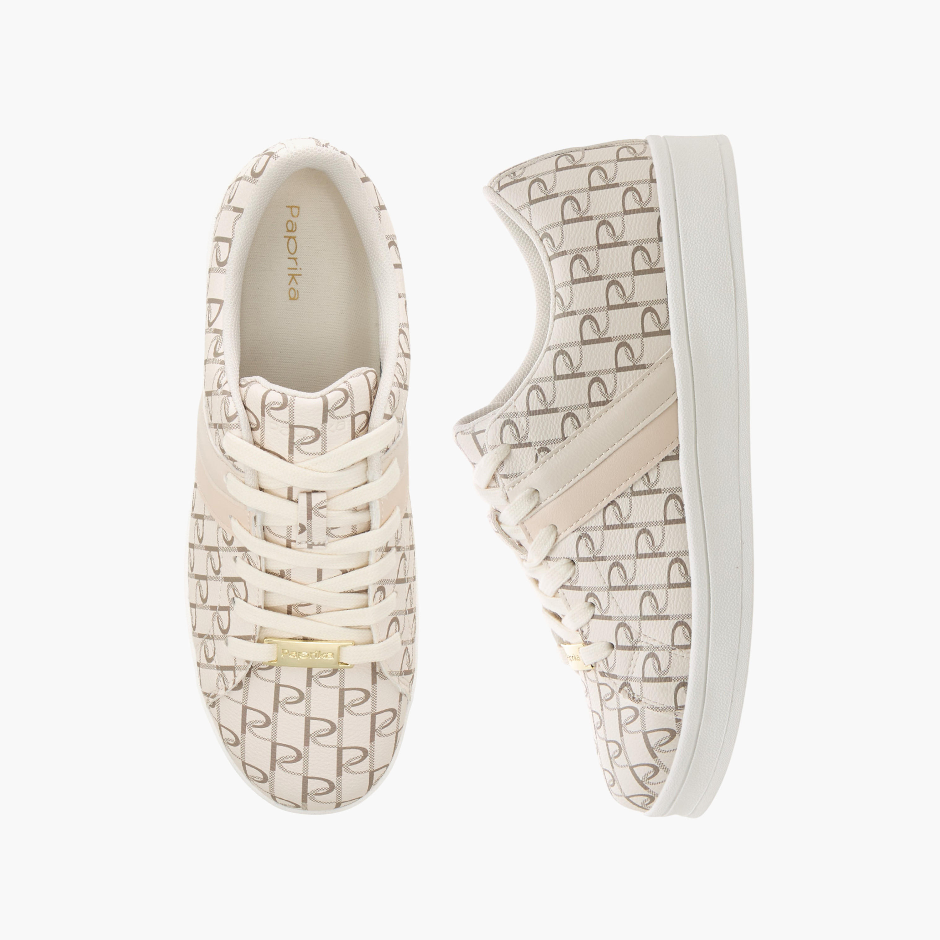 Paprika Women Lace-Up Ankle Sneakers-women-shoes-sneakers-image-1