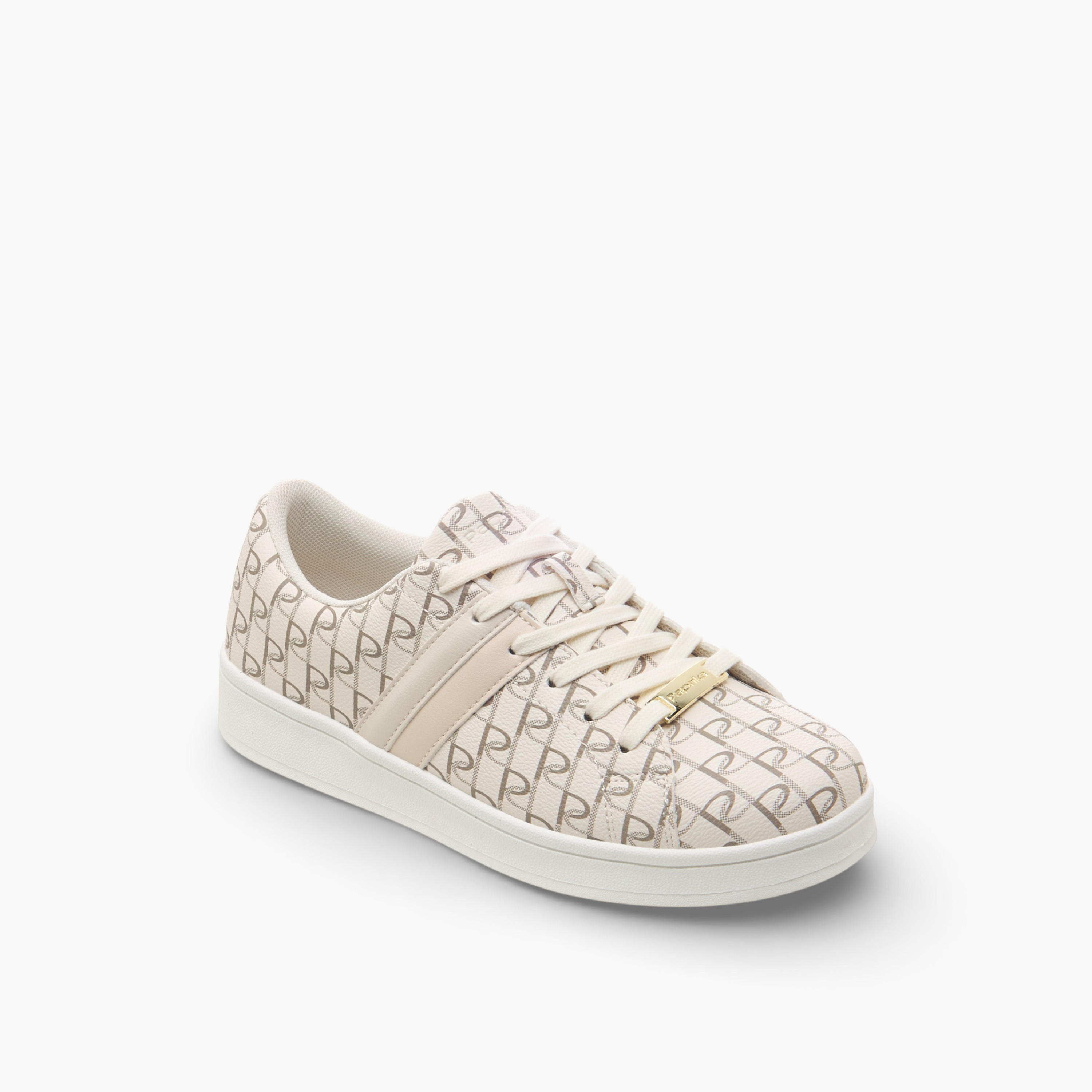 Paprika Women Lace-Up Ankle Sneakers-women-shoes-sneakers-image-2