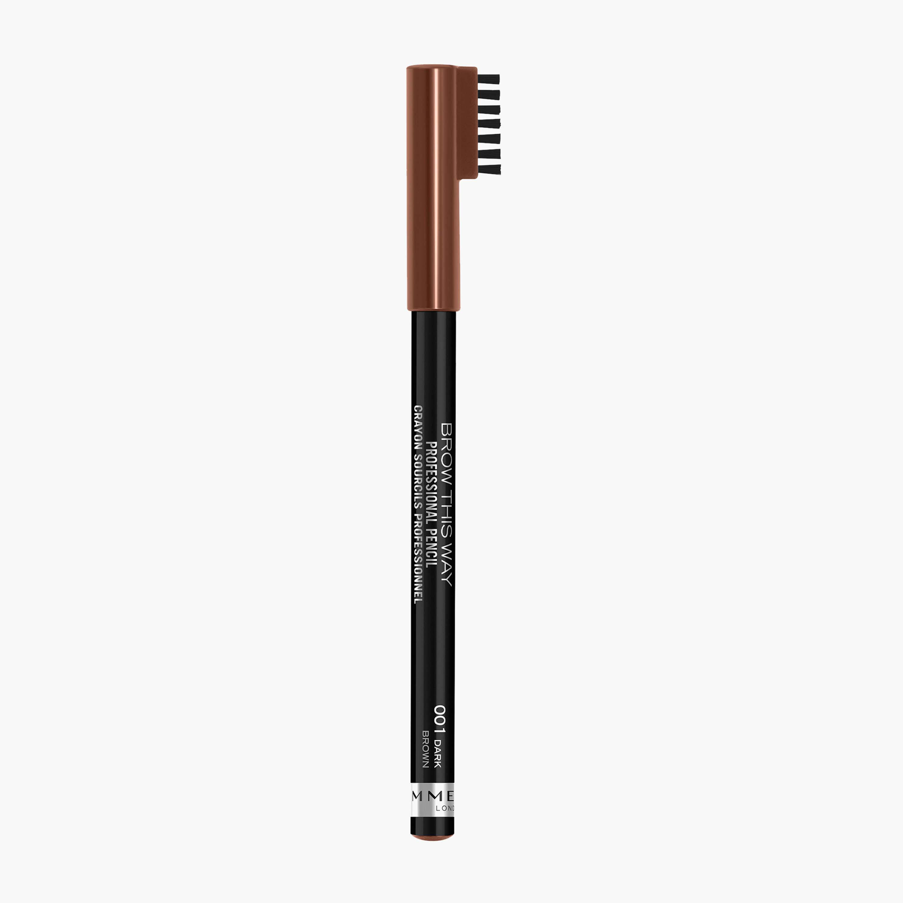 قلم حواجب بني داكن بروفيشينال آي براو من ريميل لندن-beautyandpersonalcare-makeup-eyes-eyebrows-image-2