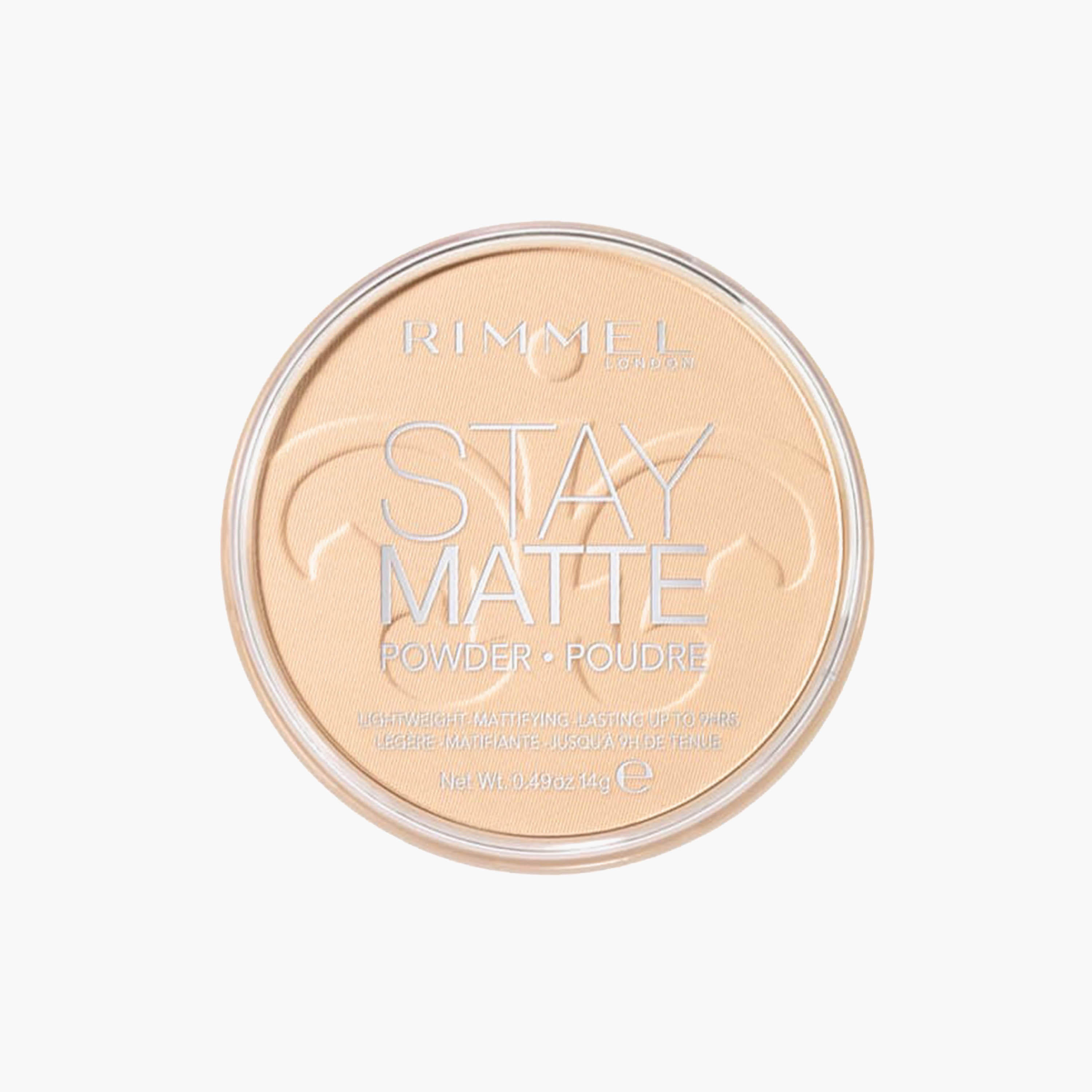 Rimmel London Stay Matte Pressed Powder Transparent 0.3oz (8.5 g)-beautyandpersonalcare-makeup-face-facepowders-image-1