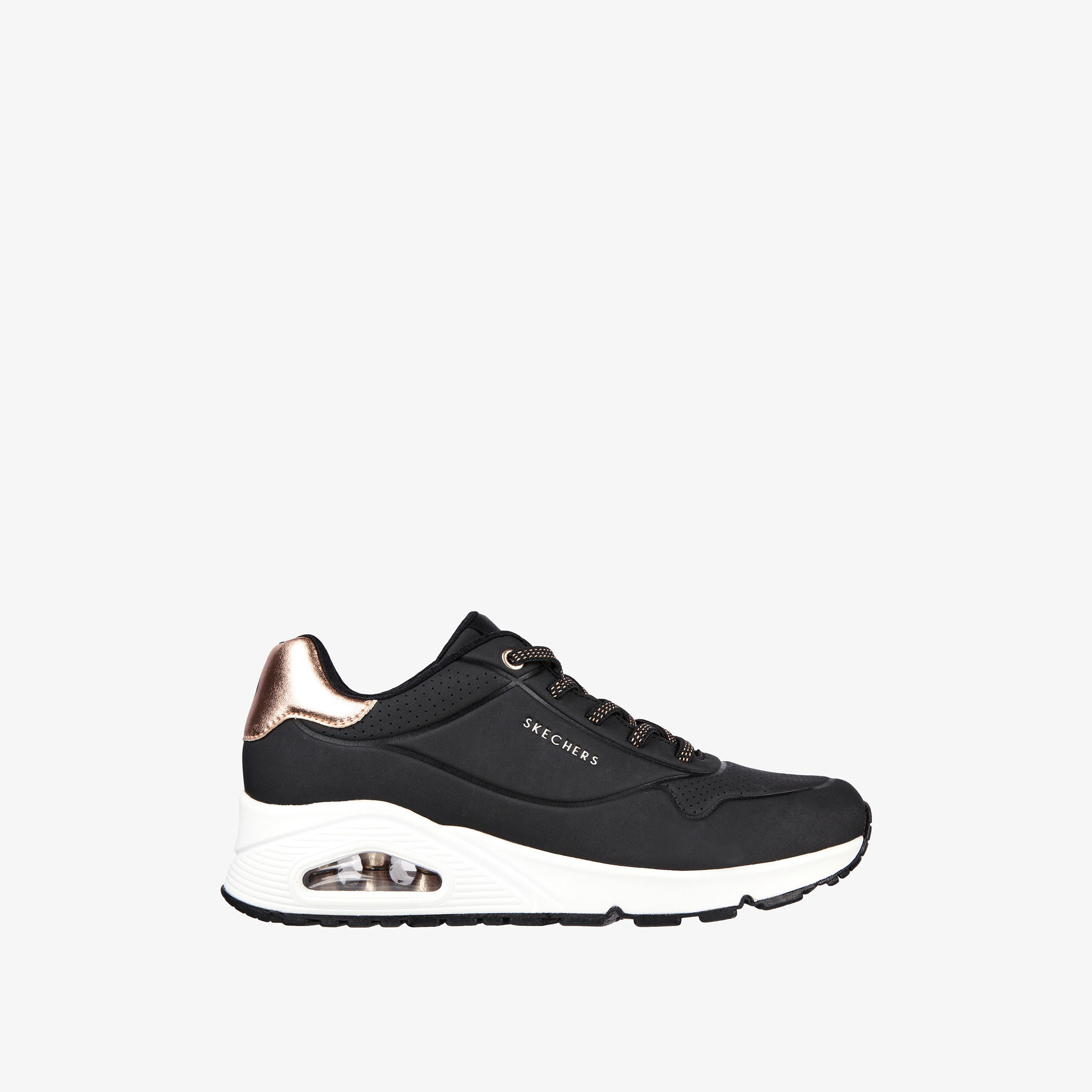Skechers Women's UNO Lace-Up Sports Shoes - 155196-BLK-women-shoes-sneakers-image-5