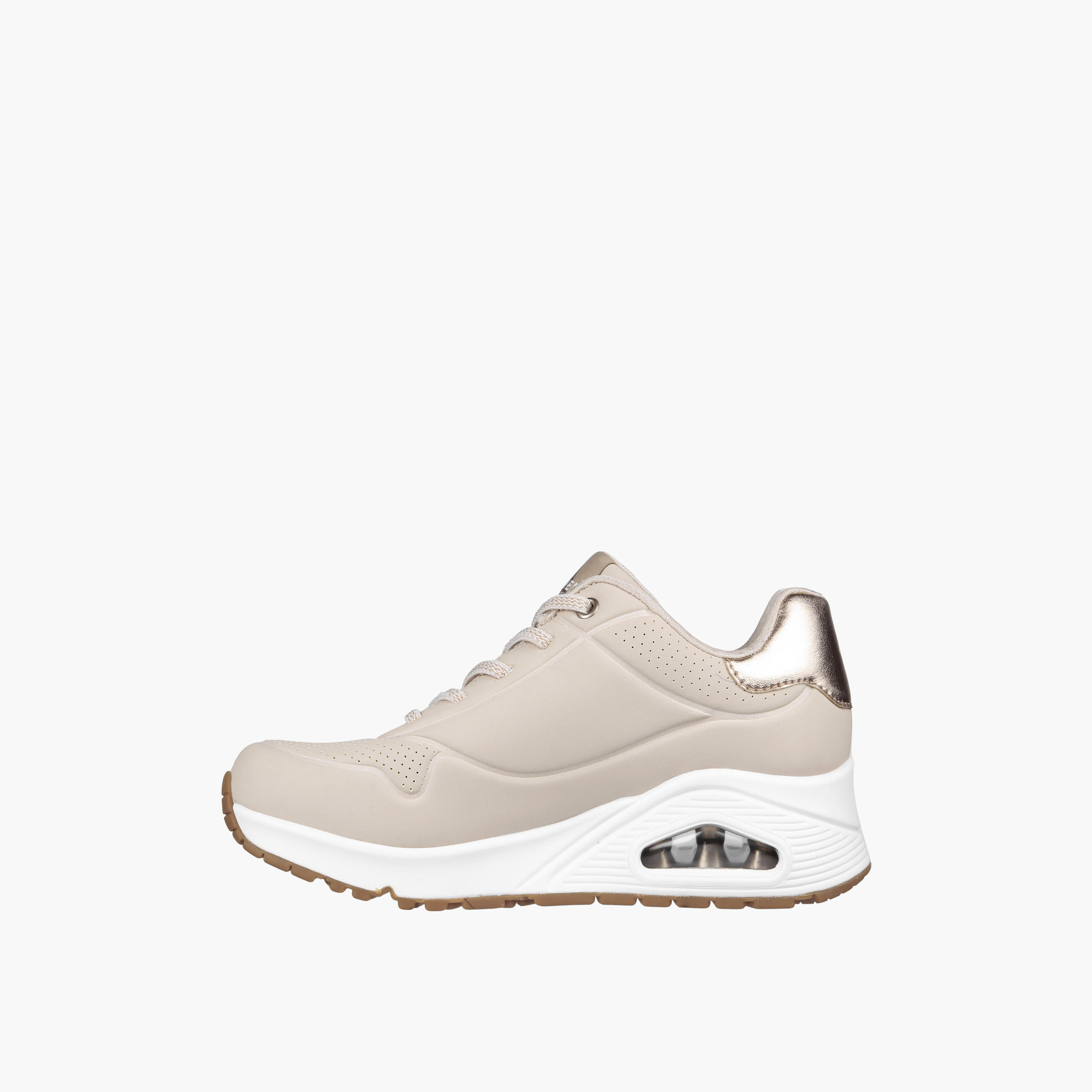 Skechers Women UNO Perforated Lace-Up Ankle Sneakers-women-shoes-sneakers-image-4