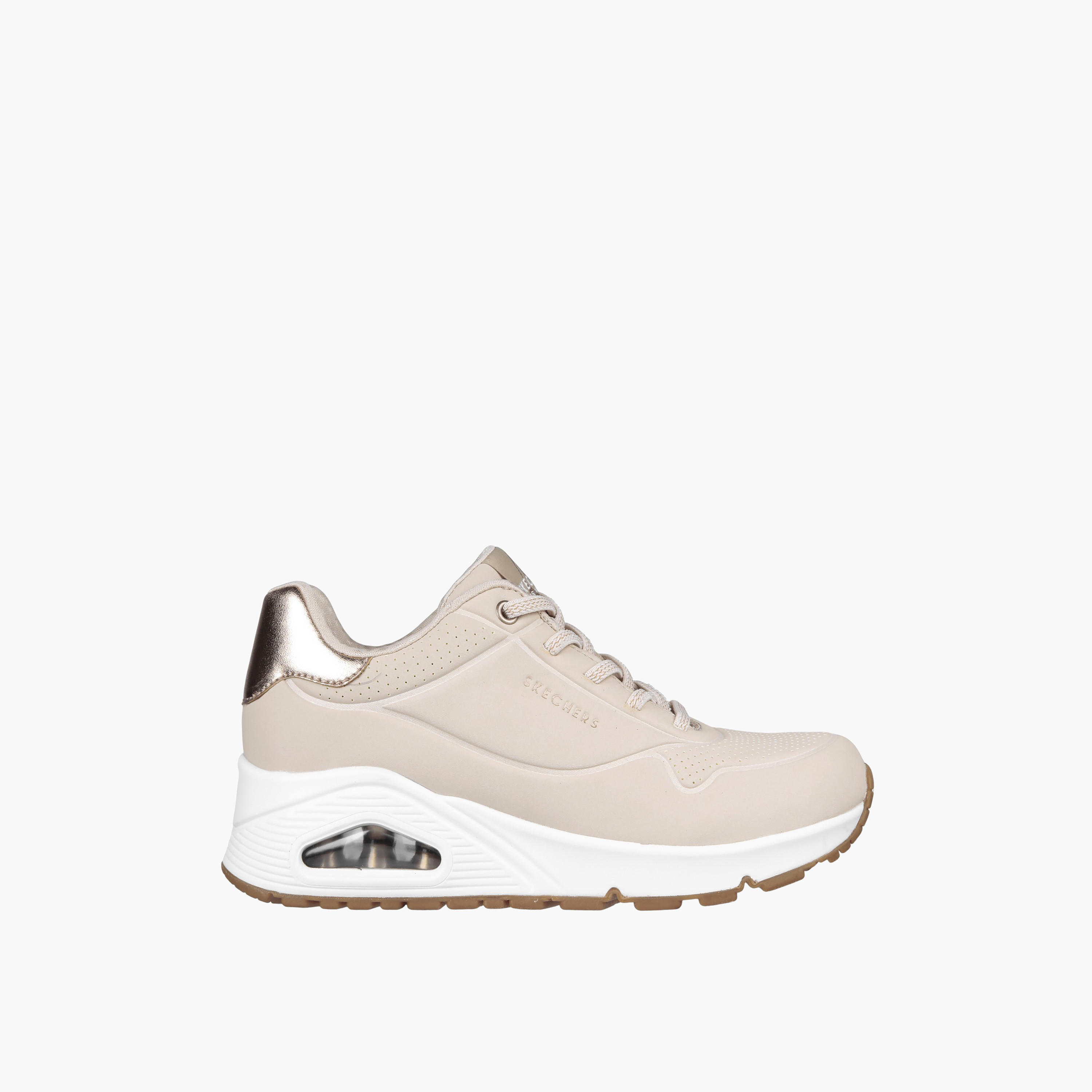 Skechers Women UNO Perforated Lace-Up Ankle Sneakers-women-shoes-sneakers-image-5
