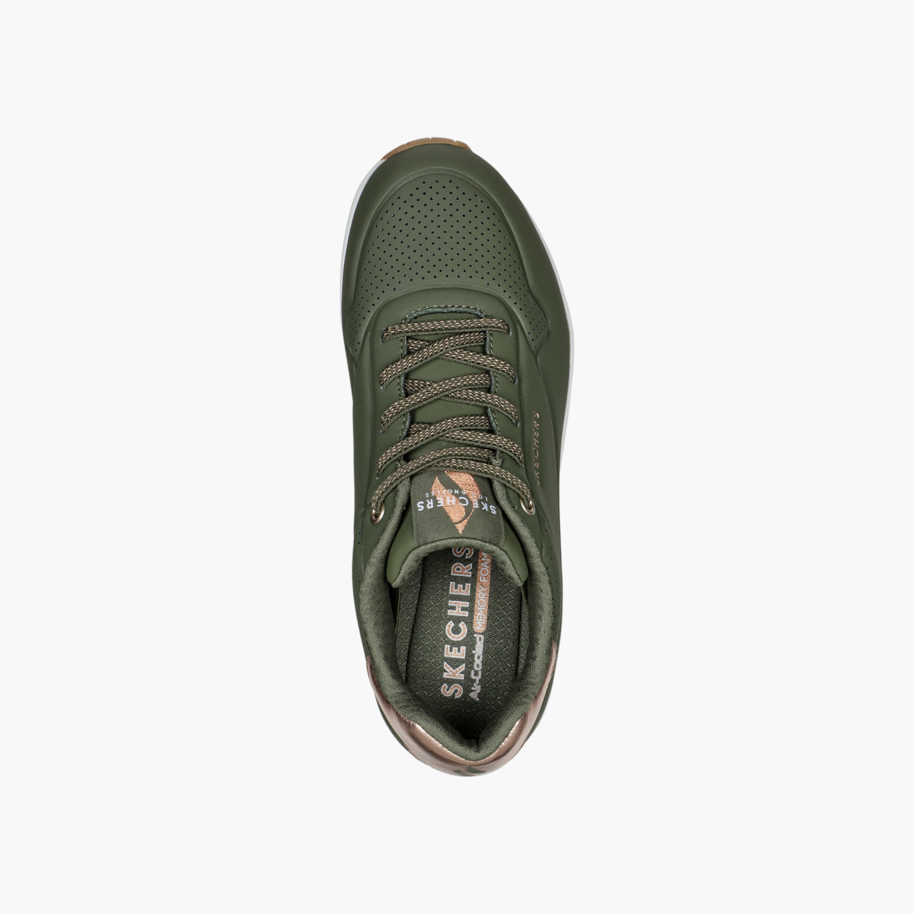 Skechers Women's UNO Lace-Up Sports Shoes - 155196-OLV-women-shoes-sneakers-image-3