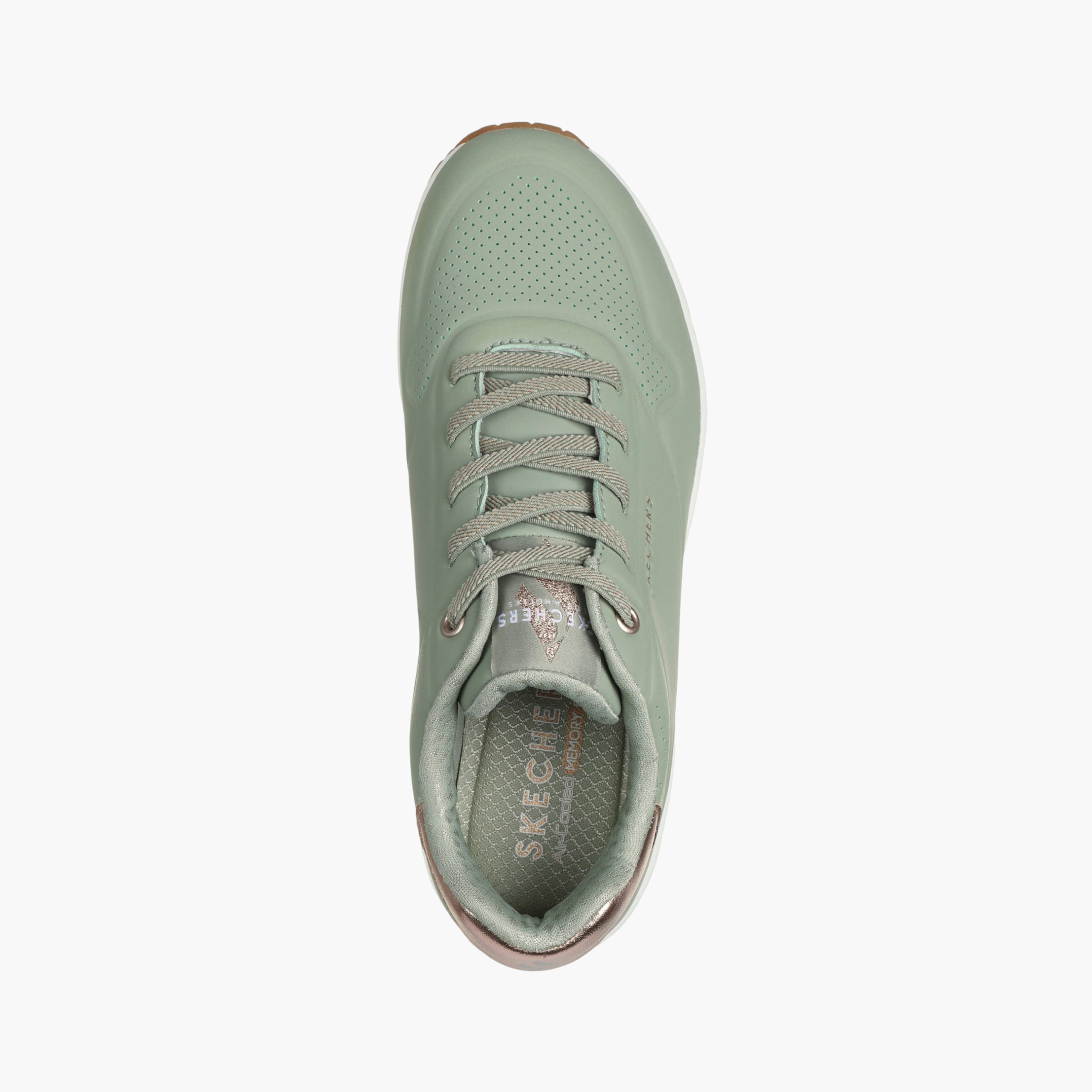 Skechers Women UNO Perforated Lace-Up Sneakers-women-shoes-sneakers-image-2