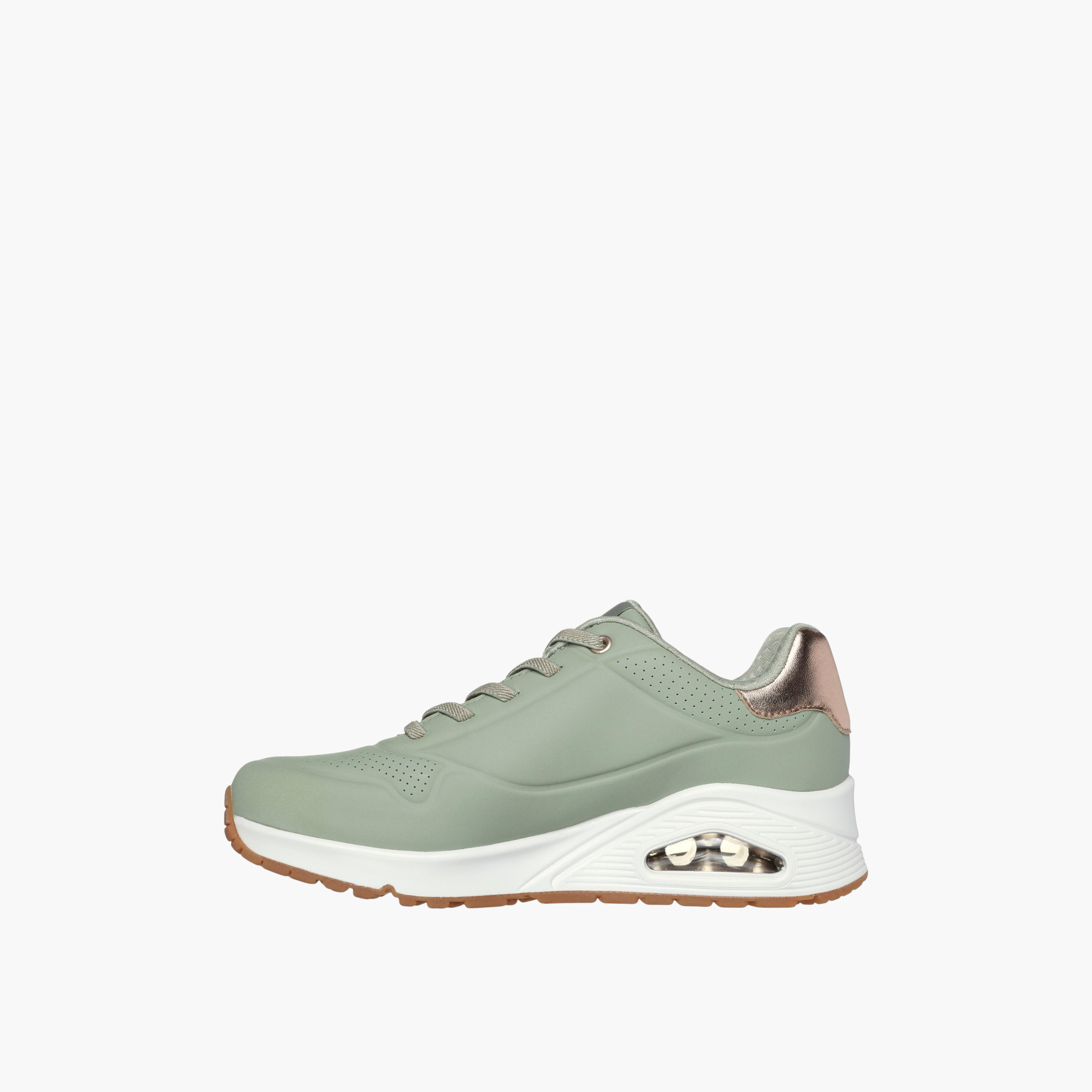 Skechers Women UNO Perforated Lace-Up Sneakers-women-shoes-sneakers-image-4