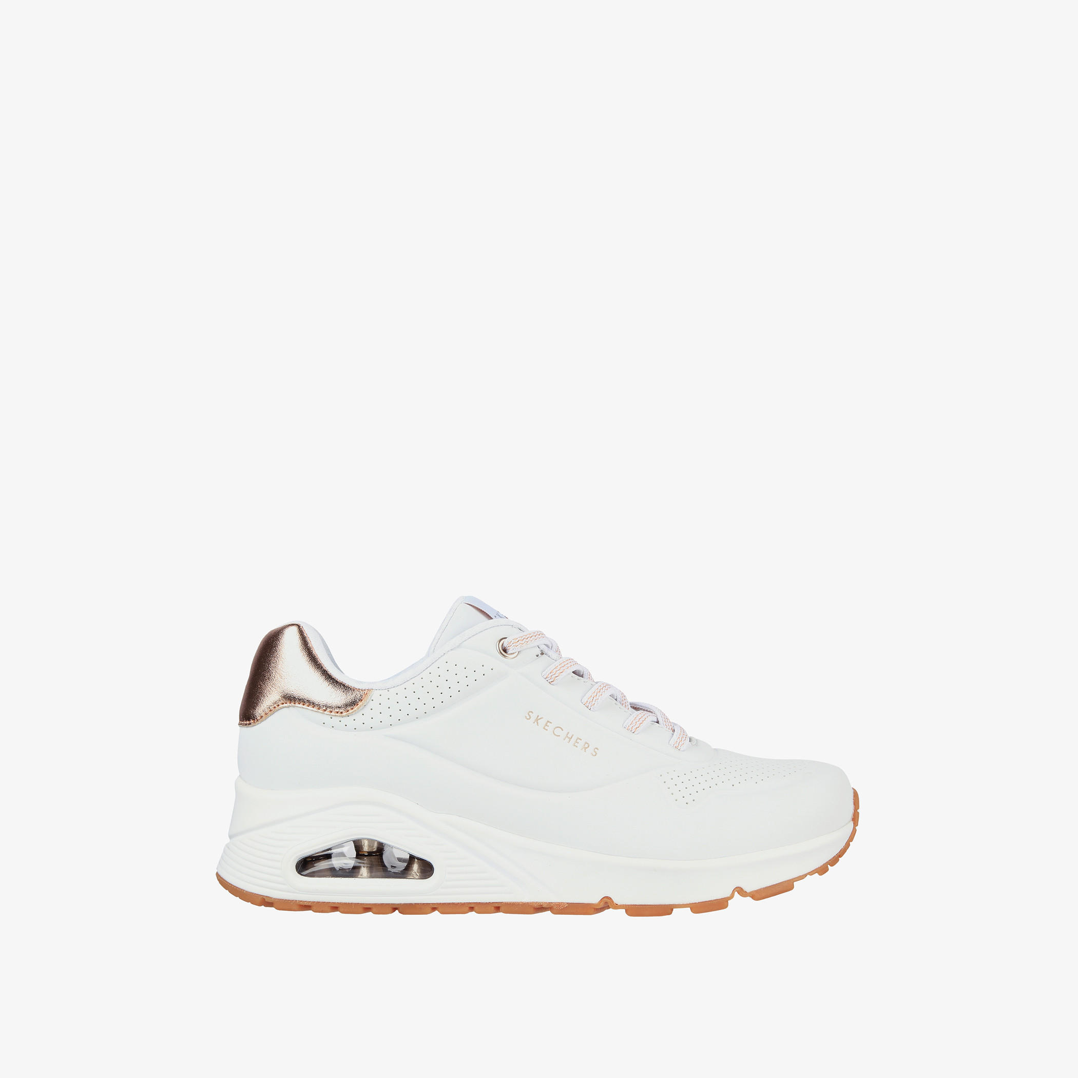 Skechers Women's UNO Lace-Up Sports Shoes - 155196-WHT-women-shoes-sneakers-image-5