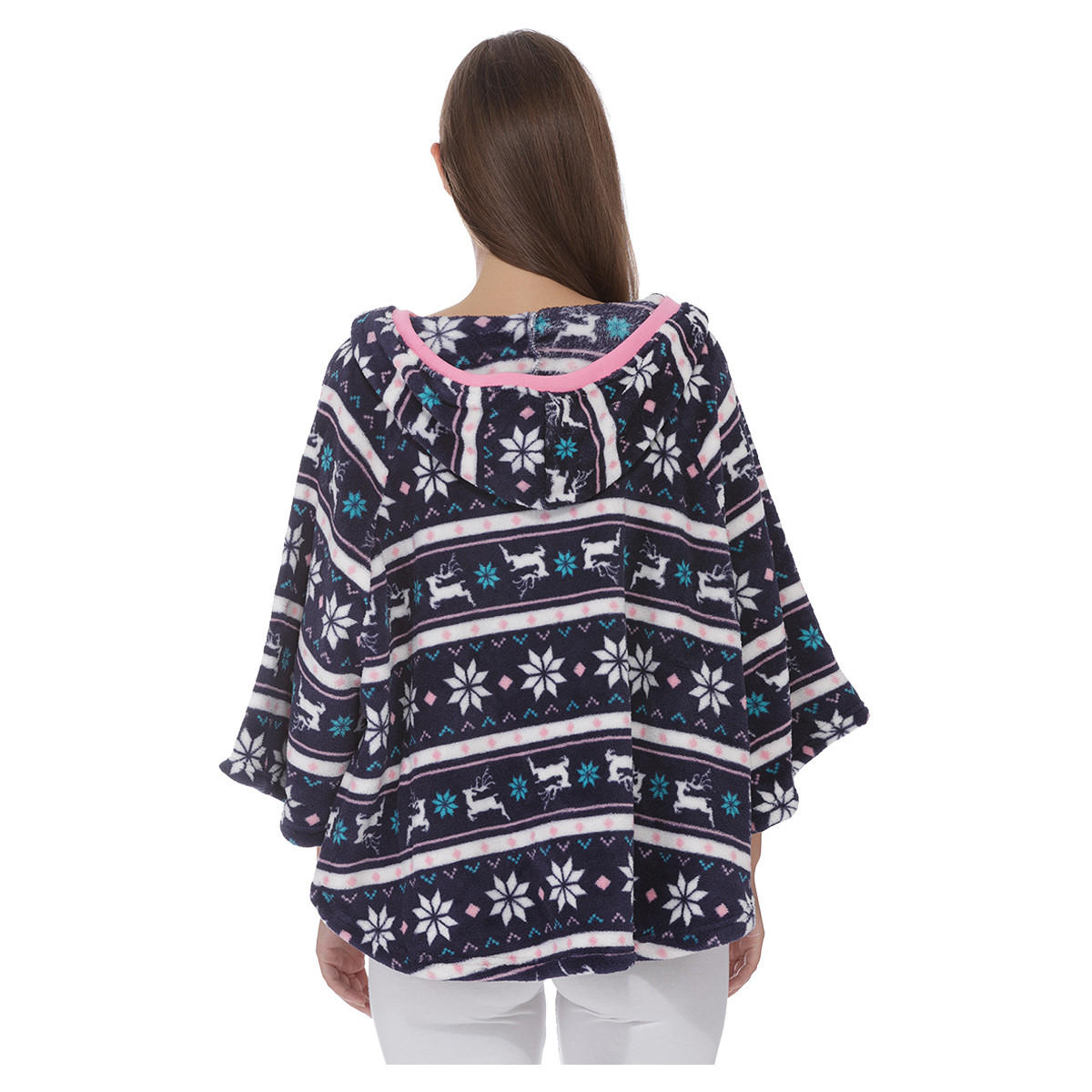 Hooded Printed Poncho-women-winterwear-hoodiesandsweatshirts-hoodies-image-2
