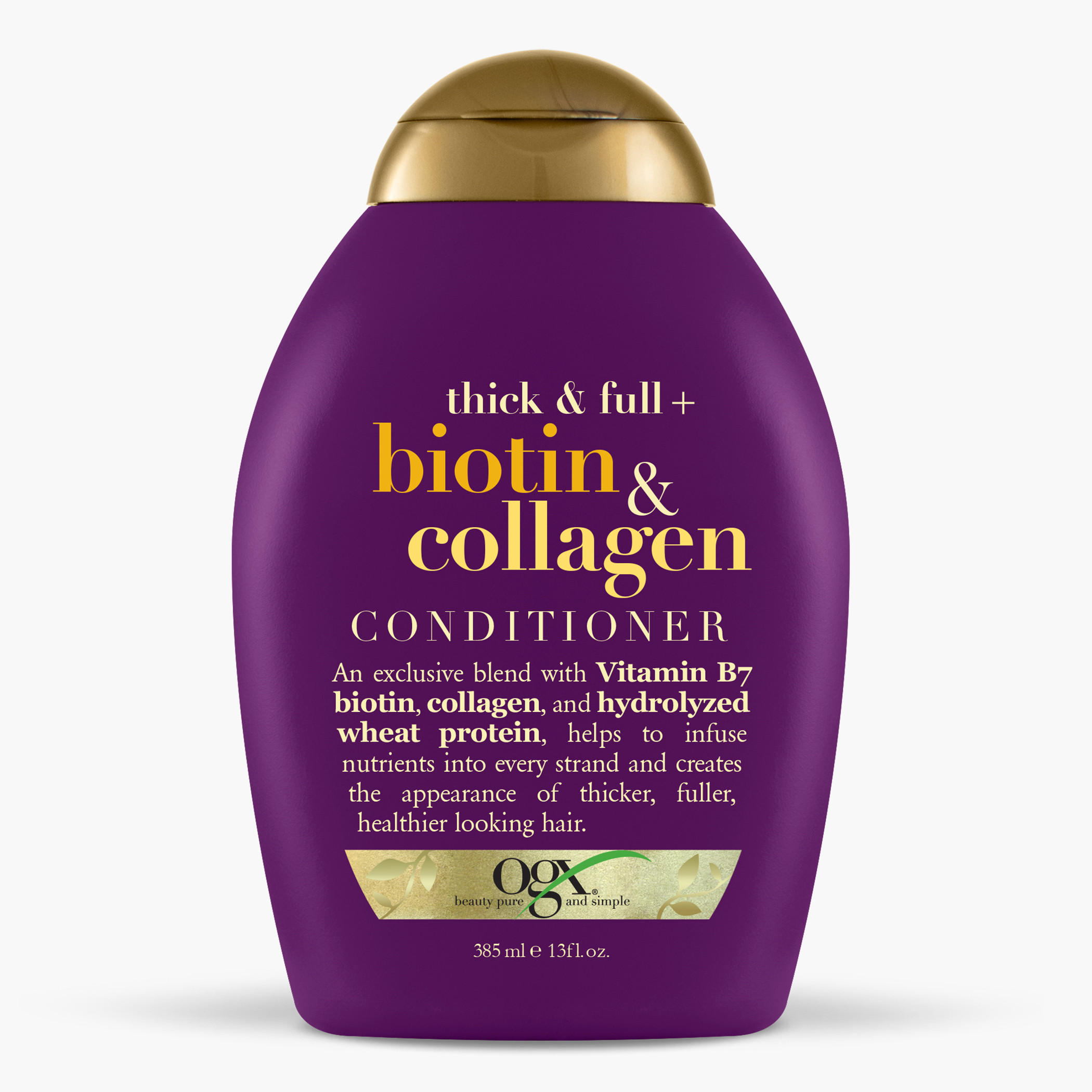 OGX Thick & Full Biotin & Collagen Conditioner - 385 ml-beautyandpersonalcare-hair-haircare-conditioners-image-1