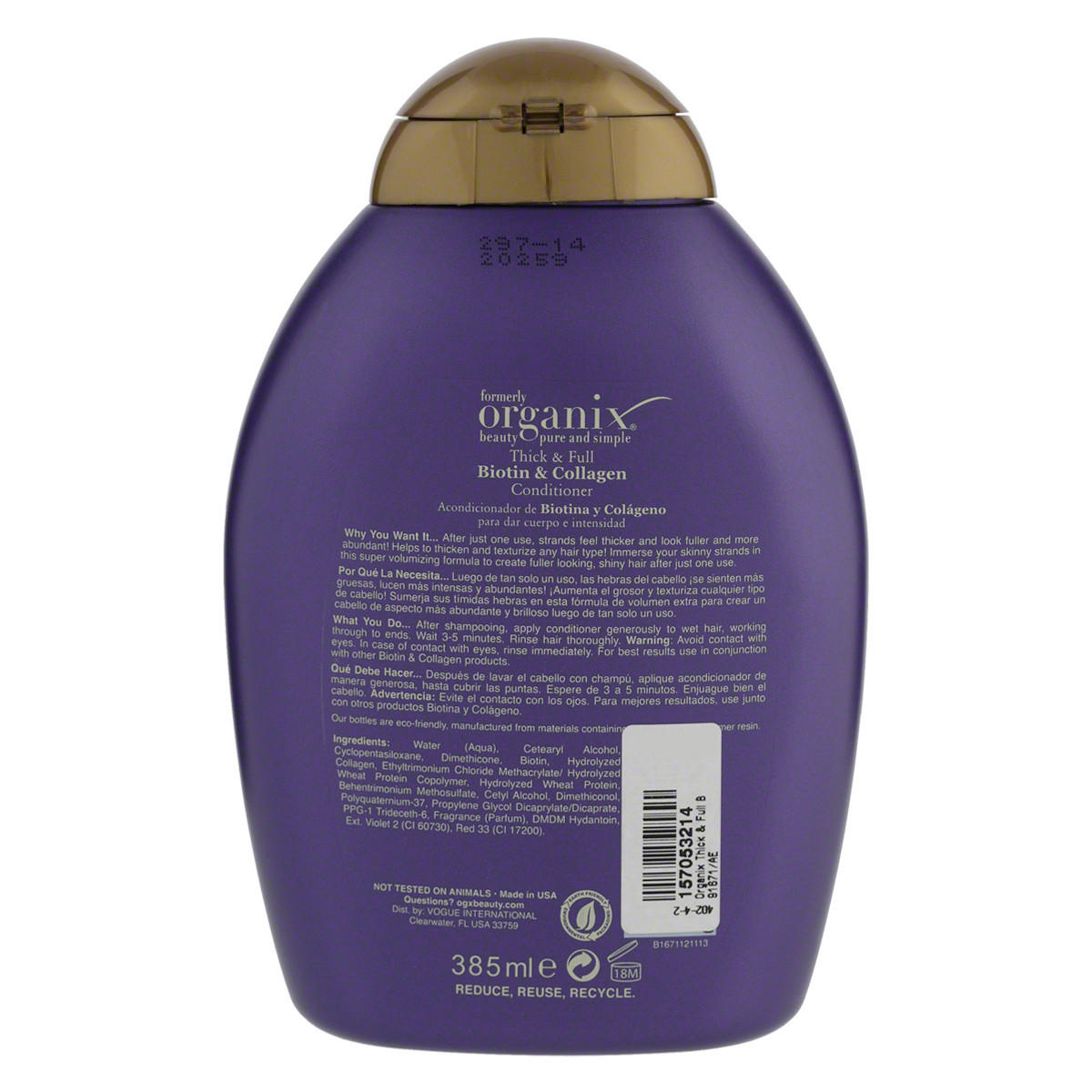 OGX Thick & Full Biotin & Collagen Conditioner - 385 ml-beautyandpersonalcare-hair-haircare-conditioners-image-2