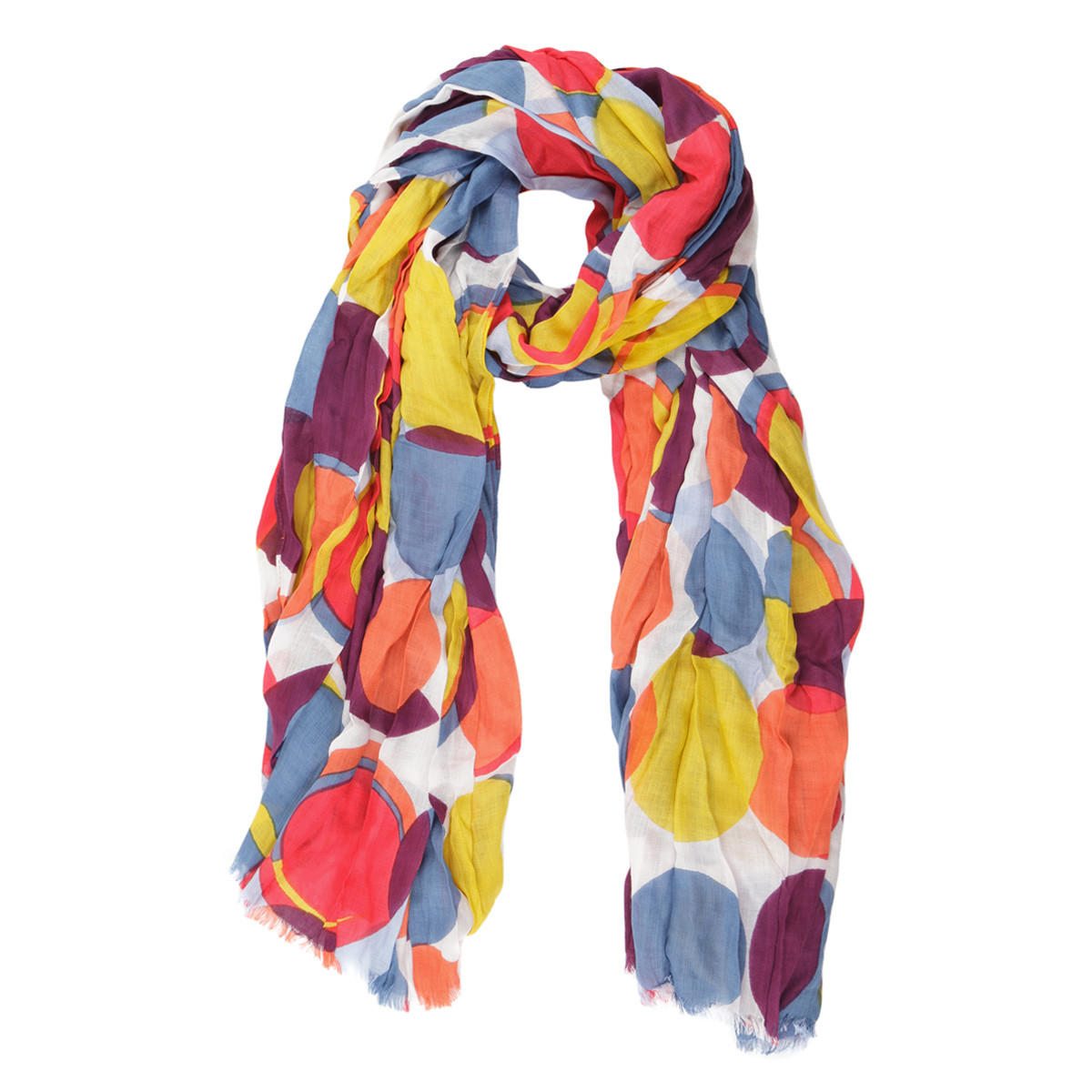Polka Printed Scarf-women-clothingaccessories-scarves-image-1