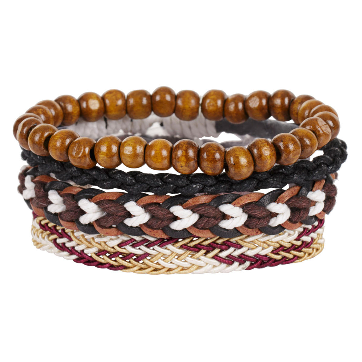 Braided Bracelet - Set of 4-women-watchesandjewellery-jewellery-banglesandbracelets-image-3