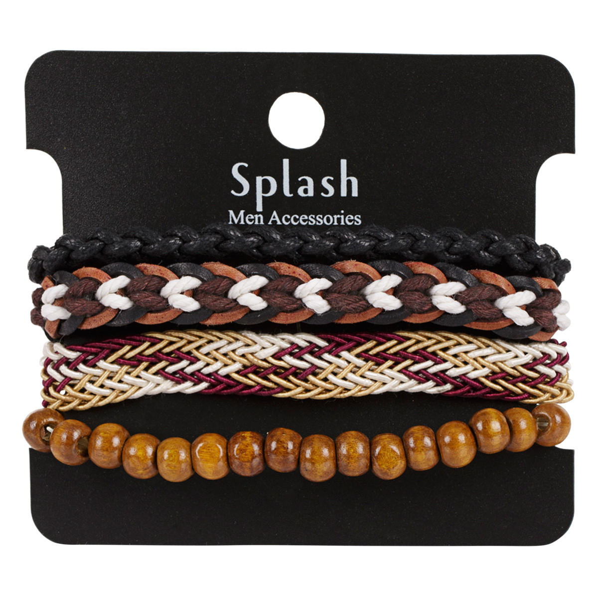 Braided Bracelet - Set of 4-women-watchesandjewellery-jewellery-banglesandbracelets-image-1
