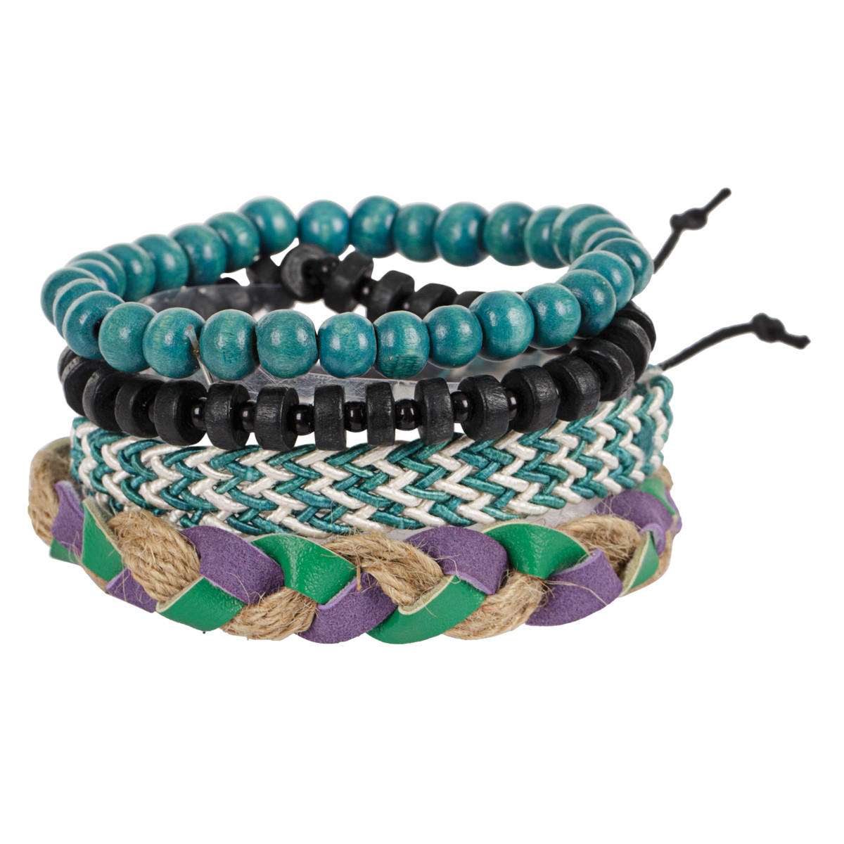 Beaded Bracelet - Set of 4-women-watchesandjewellery-jewellery-banglesandbracelets-image-3