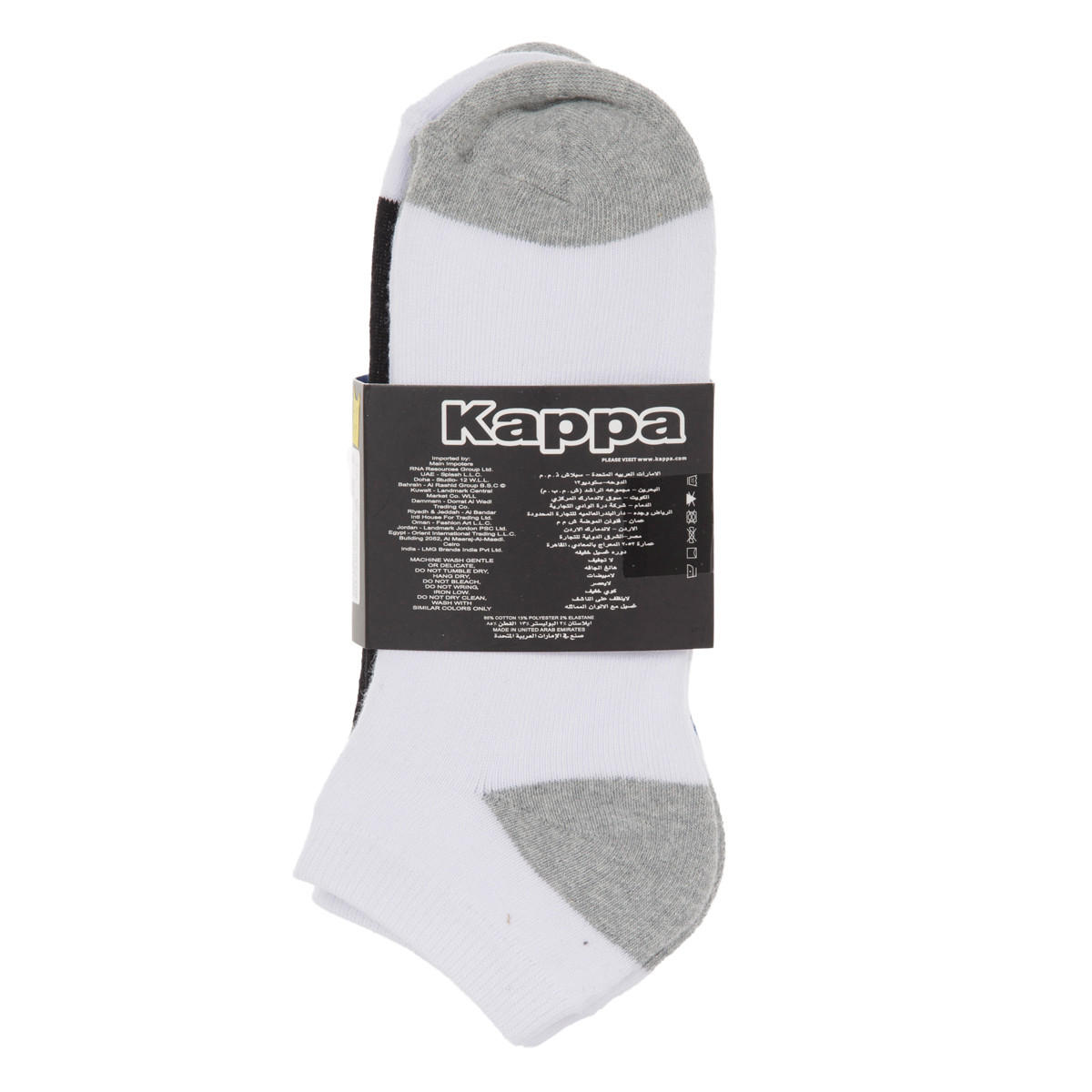 Kappa Ankle Socks - Pack of 3-men-socks-image-2