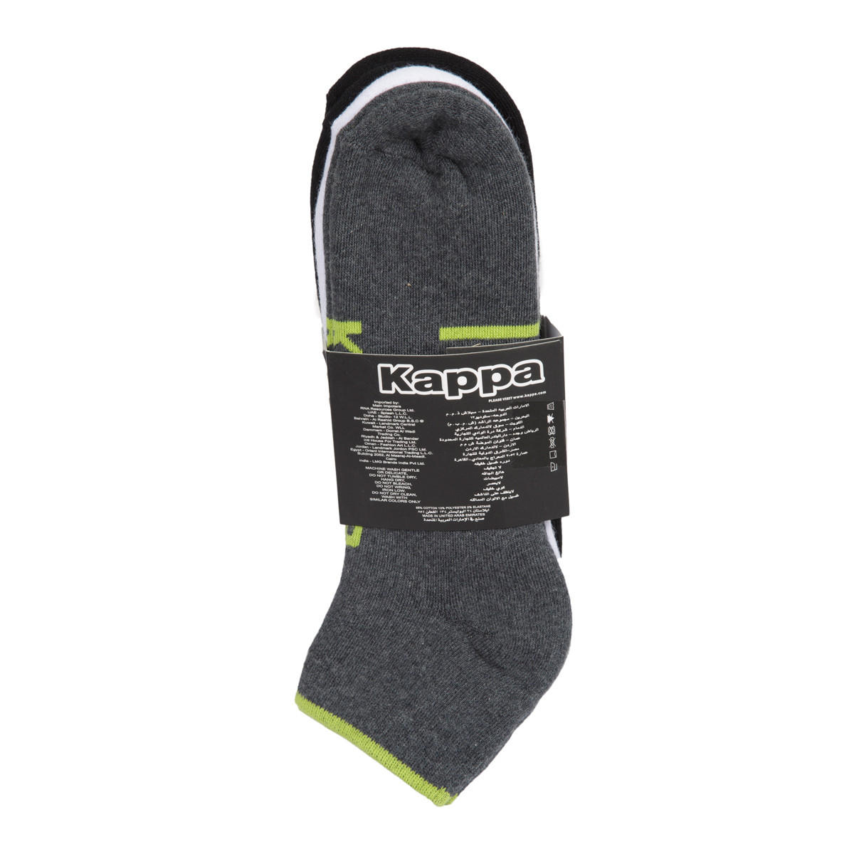 Kappa Ankle Socks - Pack of 3-men-socks-image-2