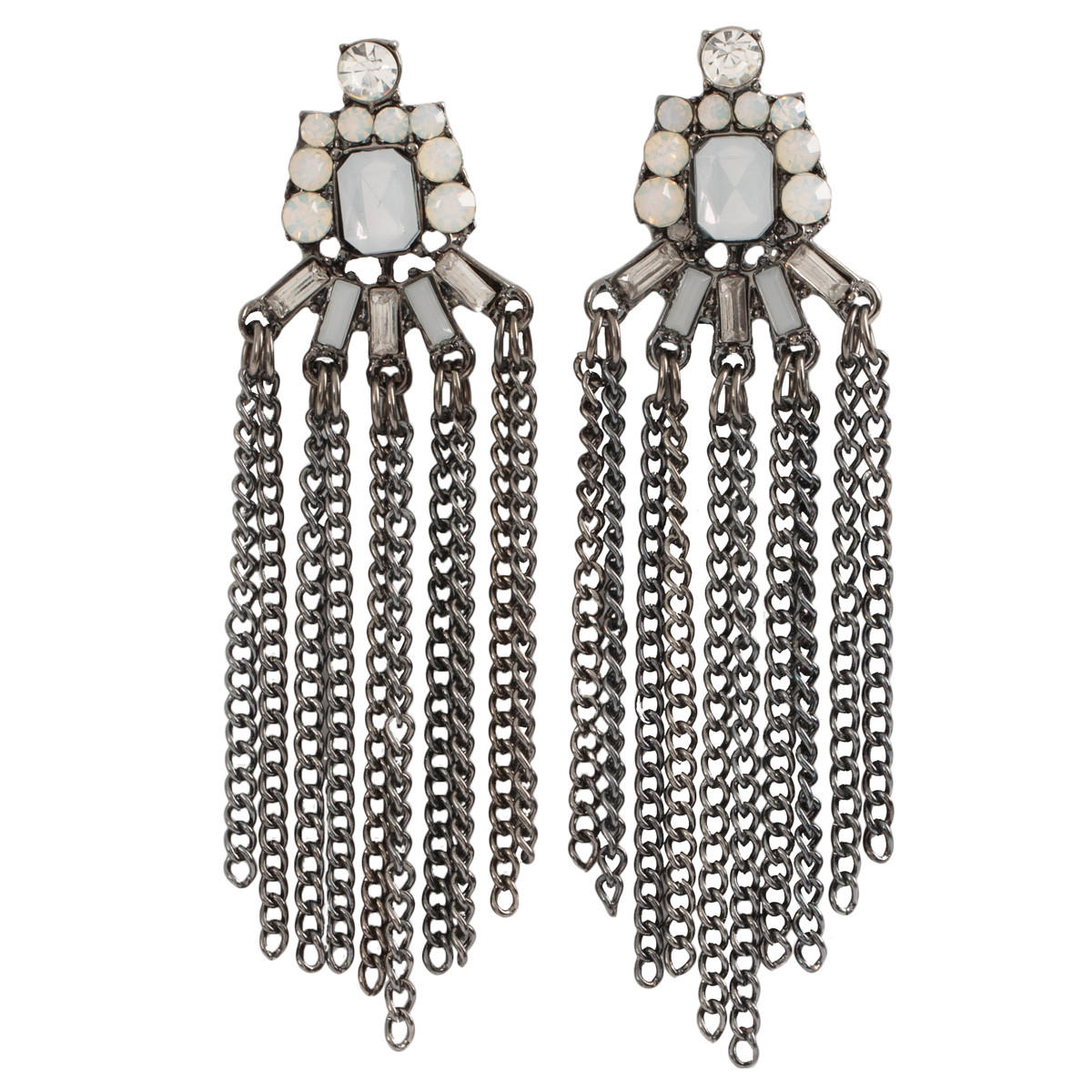 Diamante Chandelier Earrings-women-watchesandjewellery-jewellery-earrings-image-1