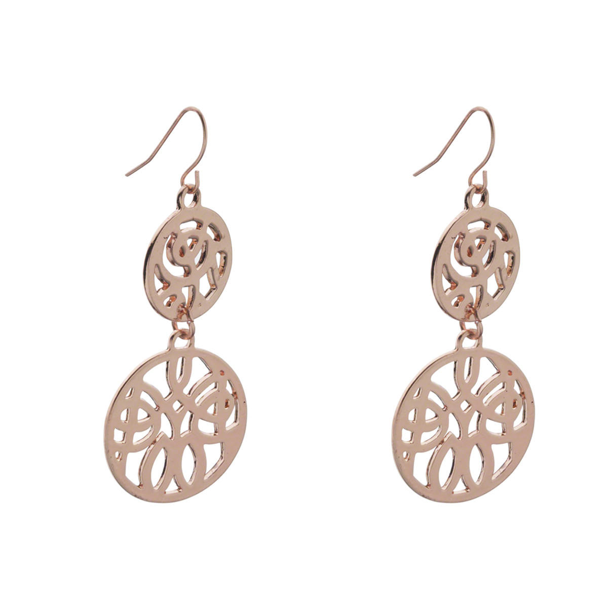 Cut-out Drop Earrings-women-watchesandjewellery-jewellery-earrings-image-1
