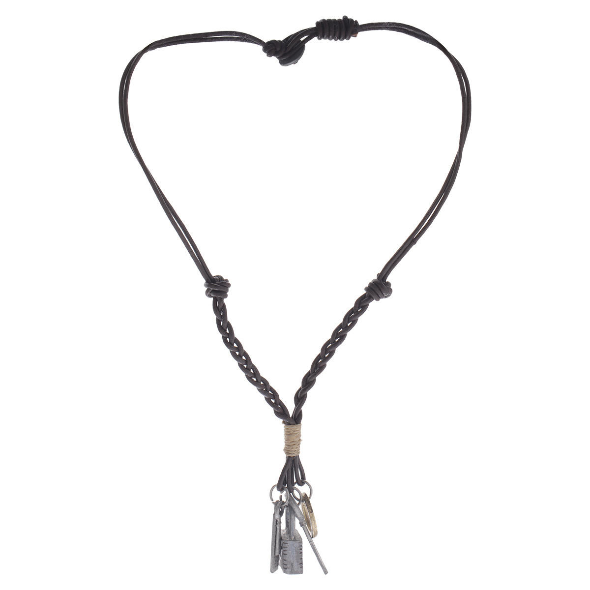 Braided Chord Necklace-men-watchesandjewellery-necklacesandpendants-image-1