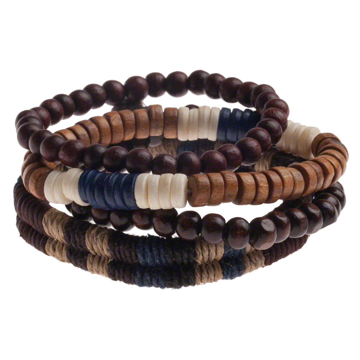 Beaded Bracelets- Set of 4-men-watchesandjewellery-bracelets-image-1