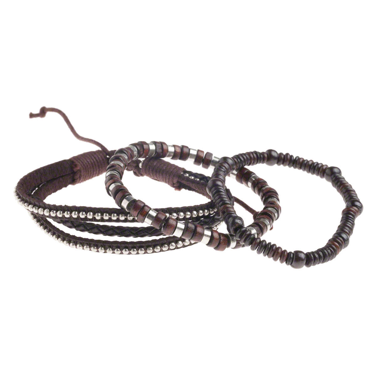 Beaded Bracelets- Set of 3-men-watchesandjewellery-bracelets-image-2