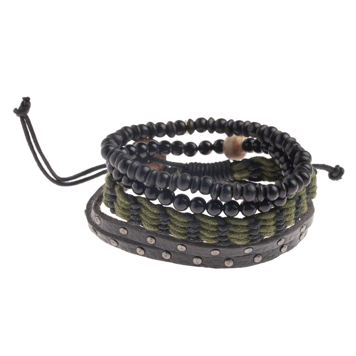 Beaded Bracelets- Set of 4-men-watchesandjewellery-bracelets-image-1