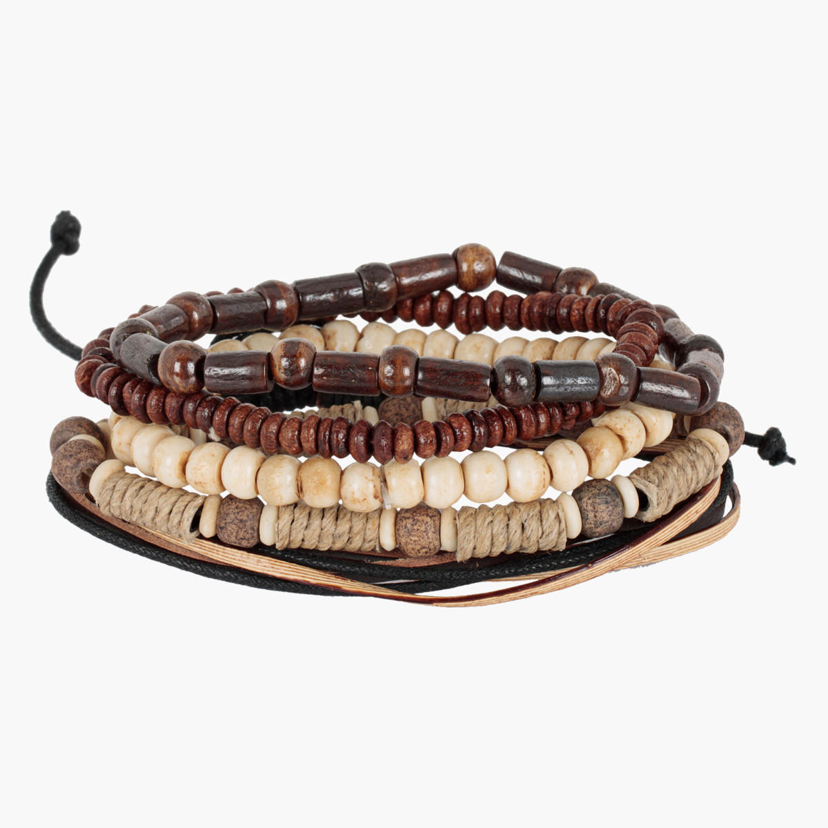 Beaded Bracelets- Set of 5-men-watchesandjewellery-bracelets-image-3